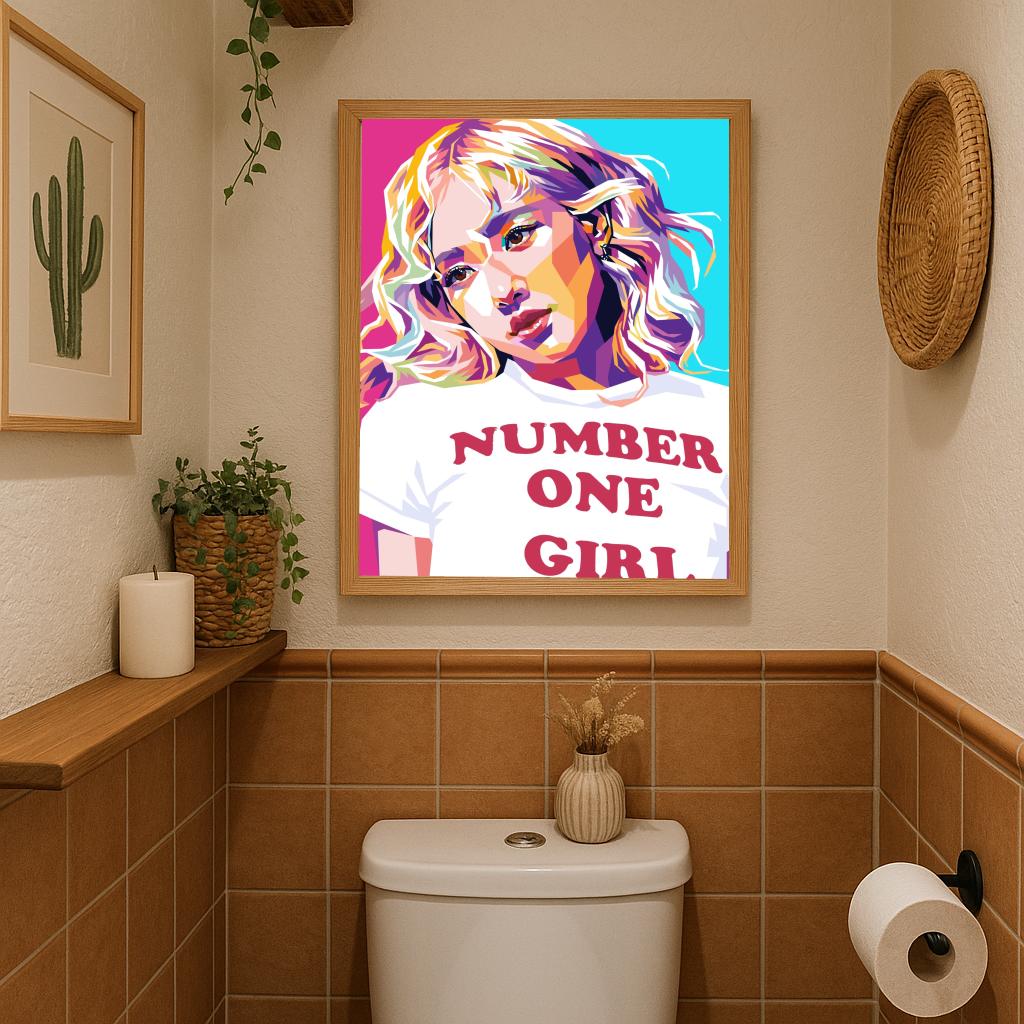 ROSÉ BLACKPINK Pop Art poster sfeerbeeld 3