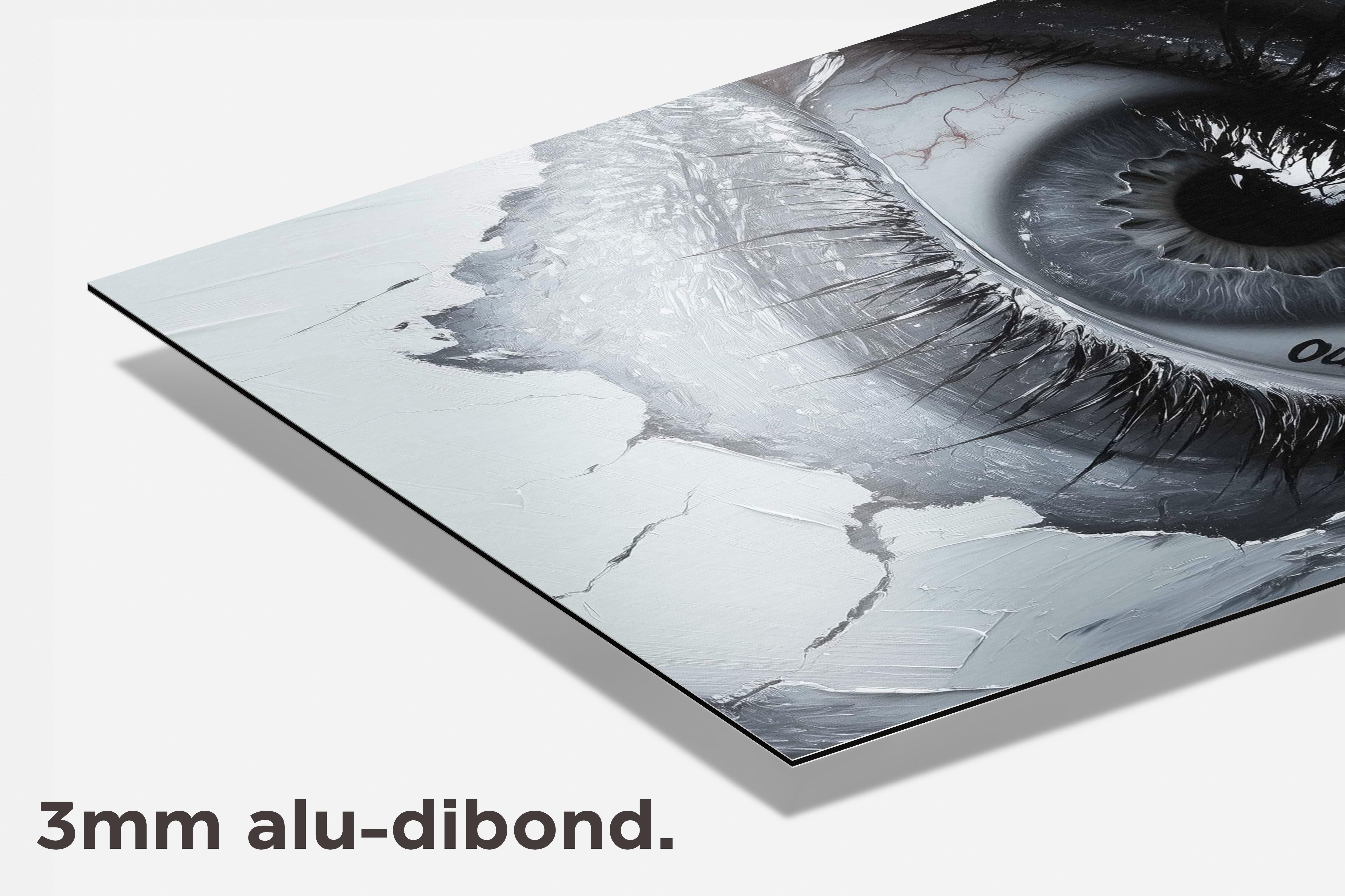 Ou t'es Oog dibond detail