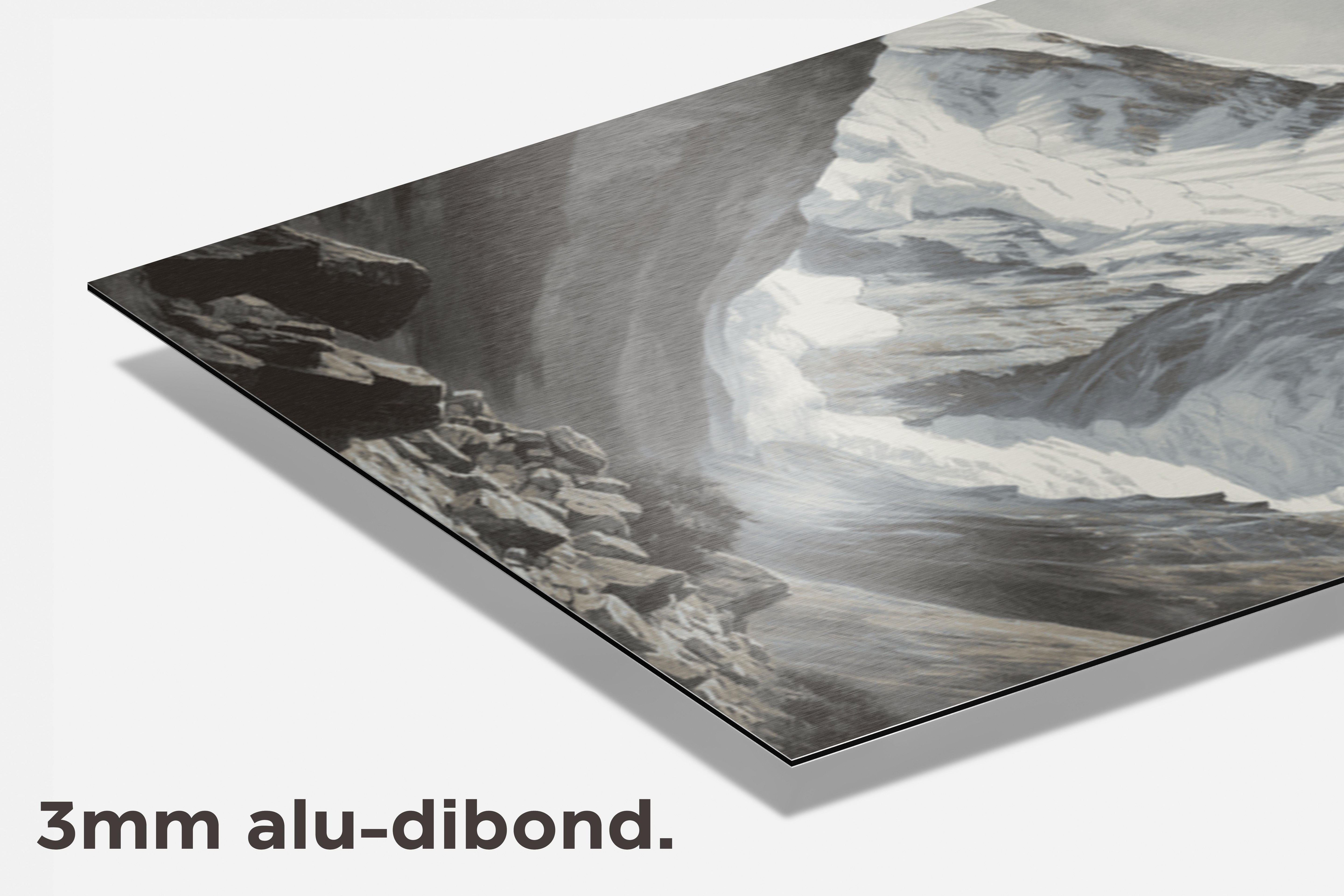 Mount Everest dibond detail