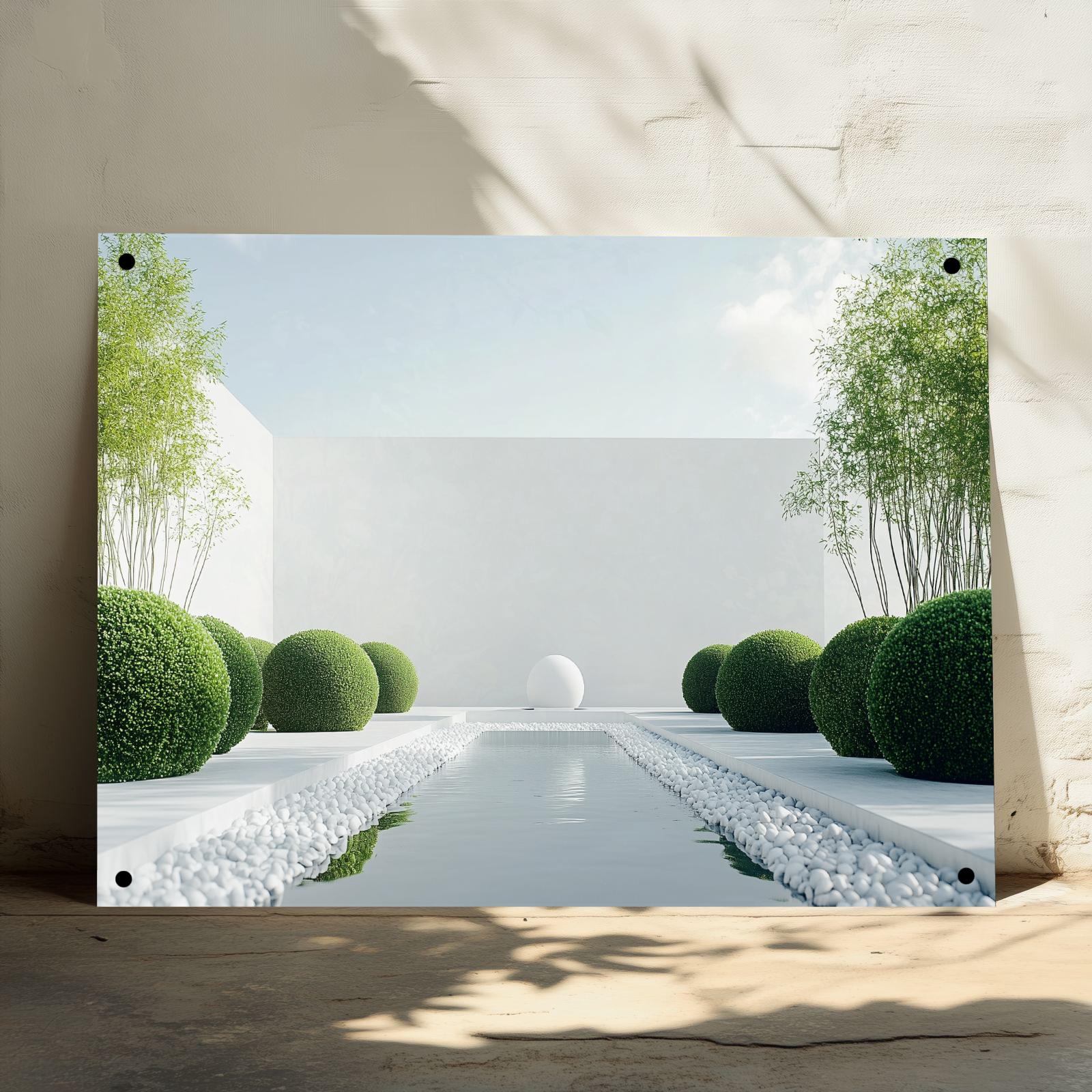 Tuinposter Minimalistisch sfeerbeeld 3