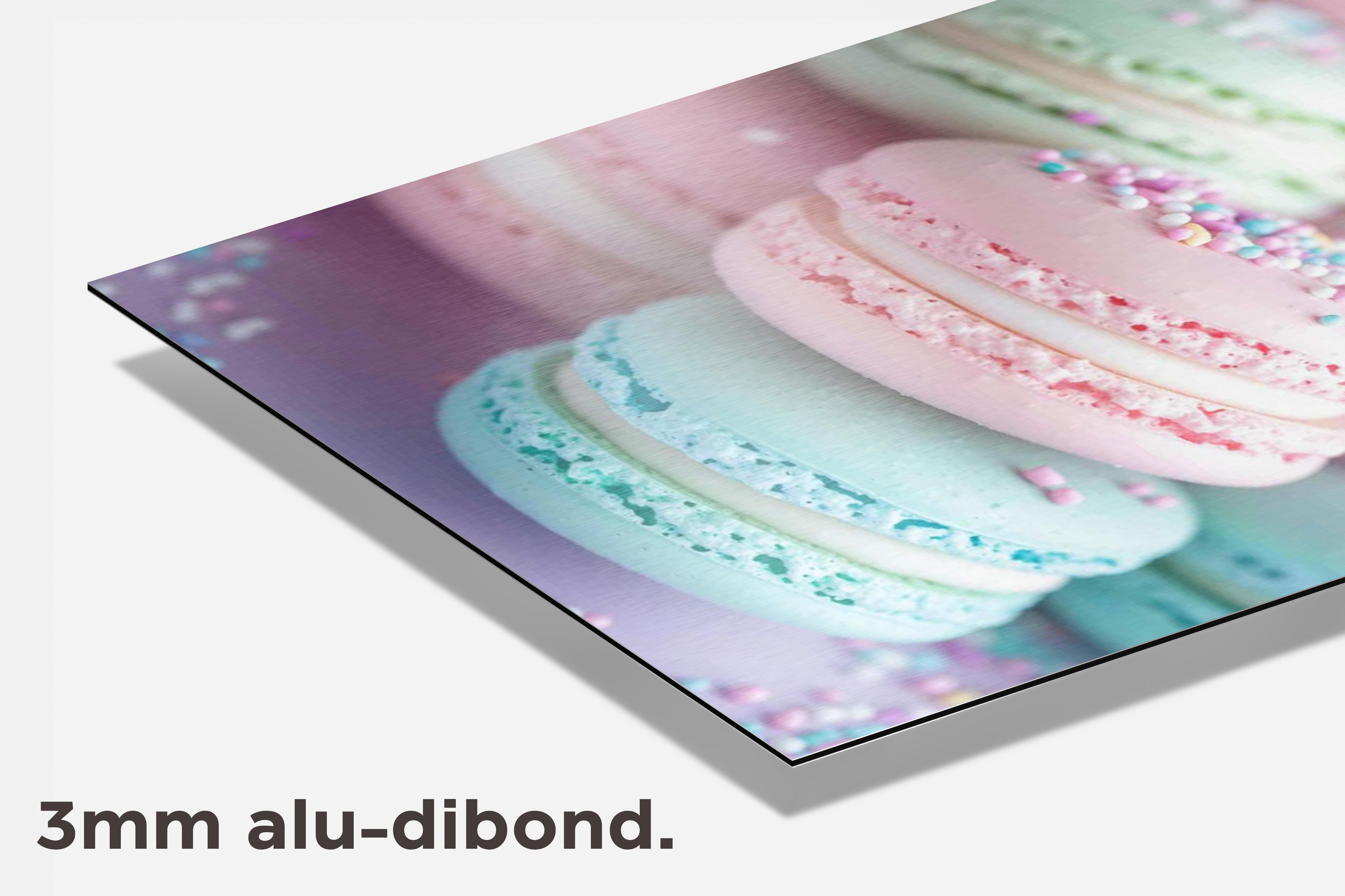 Macaron dibond detail