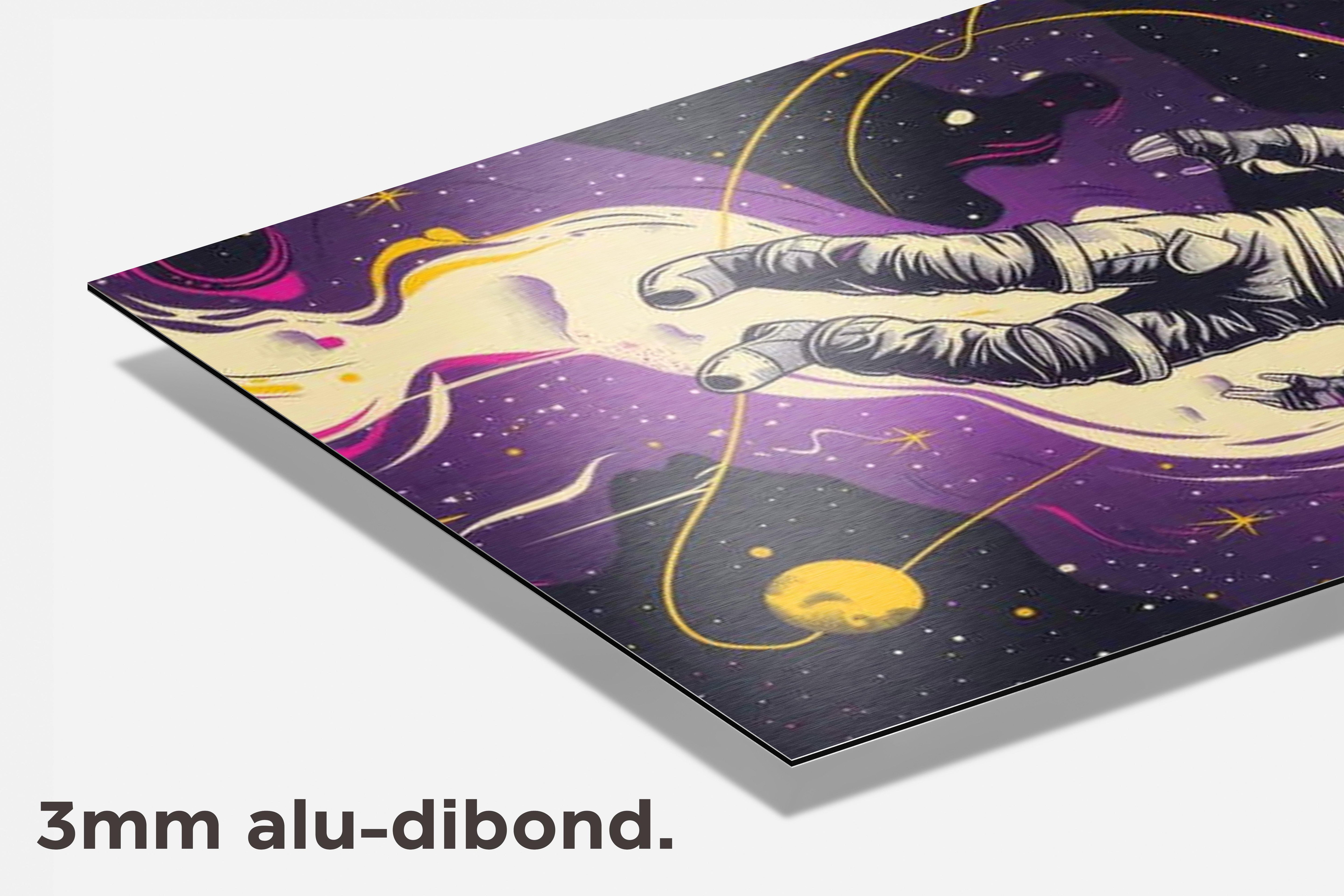 Astronaut dibond detail