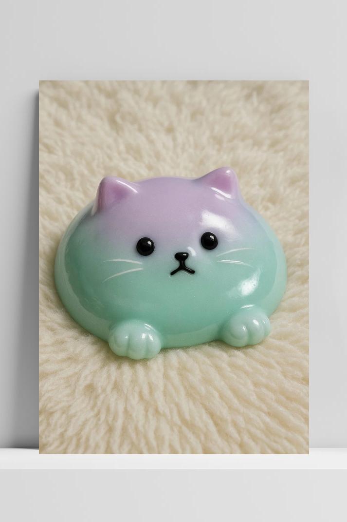 Cat Toy op 3mm aluminium dibond