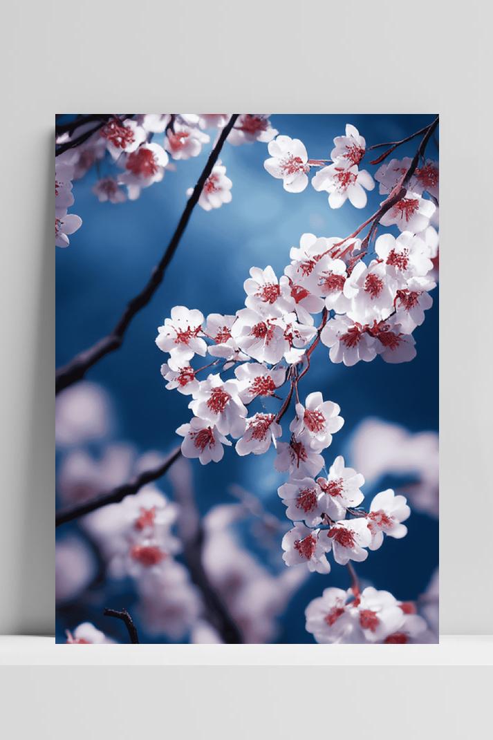 Bloesem in Spring op 3mm aluminium dibond