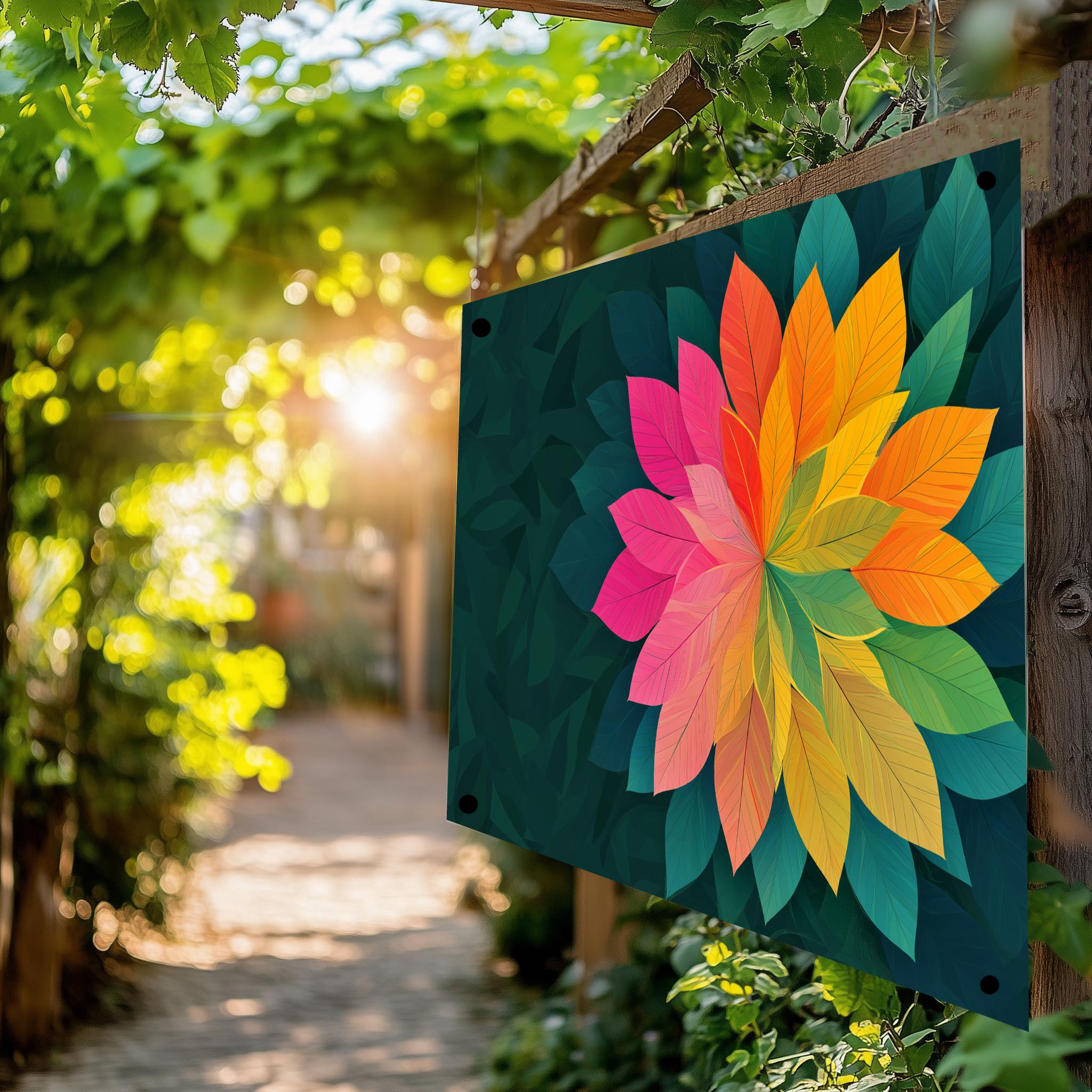 Tuinposter Bladeren sfeerbeeld 4