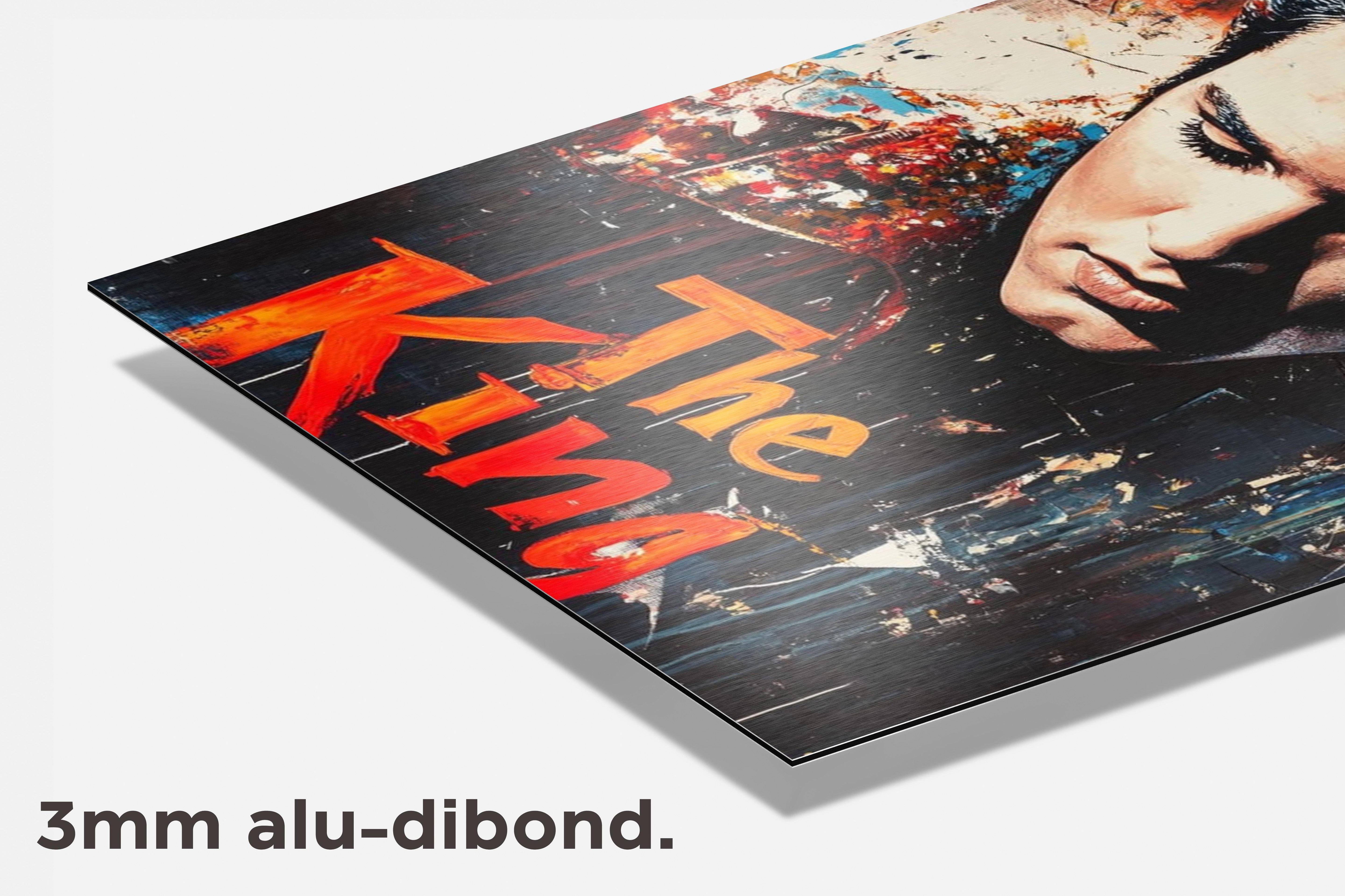Elvis Presley dibond detail
