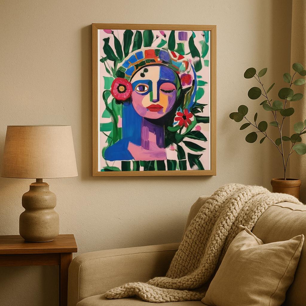 Abstract Portrait poster sfeerbeeld 2