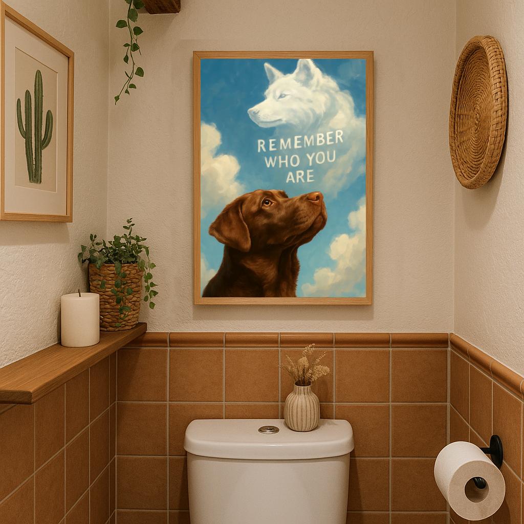 Remember Who You Are DogText poster sfeerbeeld 3