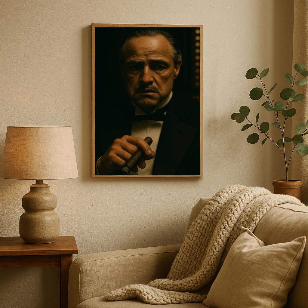 Don Corleone Cigar The Godfather poster sfeerbeeld 2