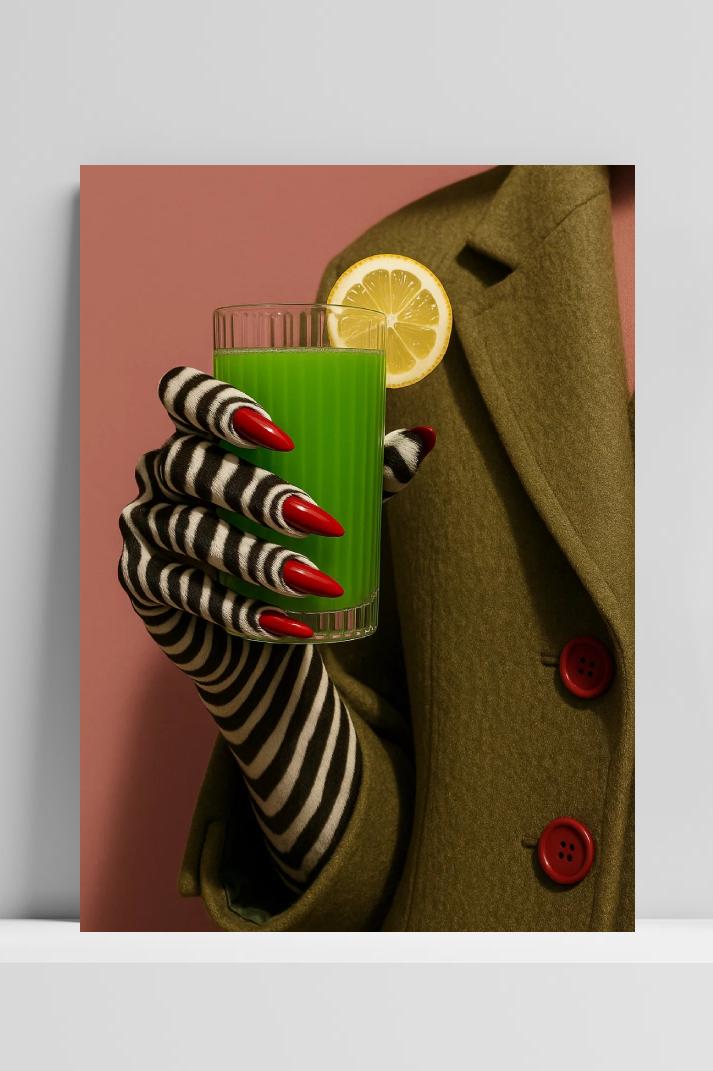 Playful Fashion Cocktail im Interieur