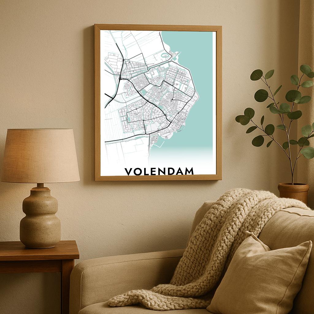 Volendam Blauw poster sfeerbeeld 2