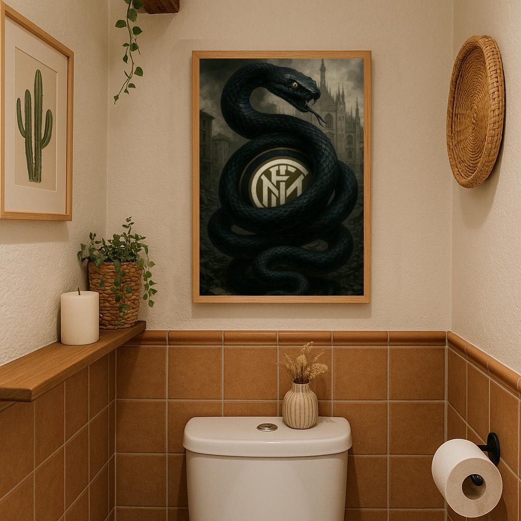 Snake Inter Milan Logo poster sfeerbeeld 3