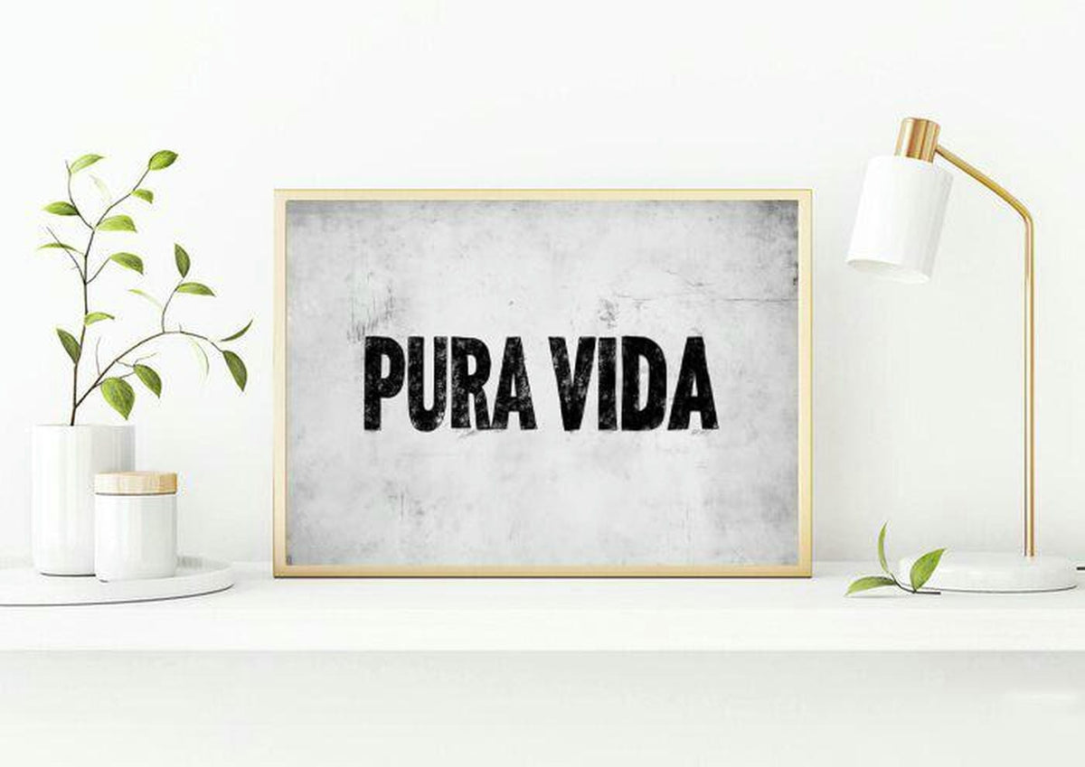 Pura Vida dans un intérieur
