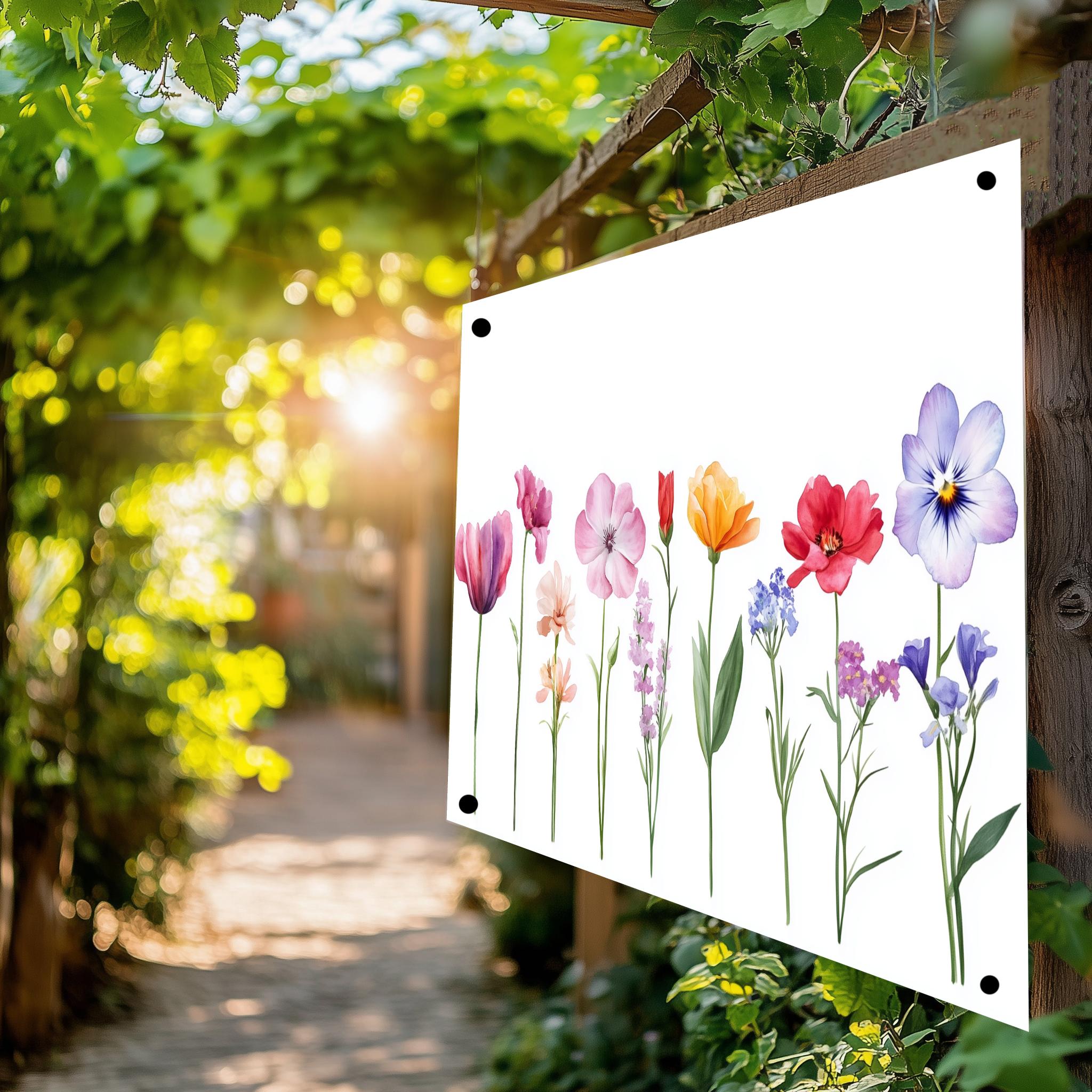 Tuinposter Bloemen sfeerbeeld 4