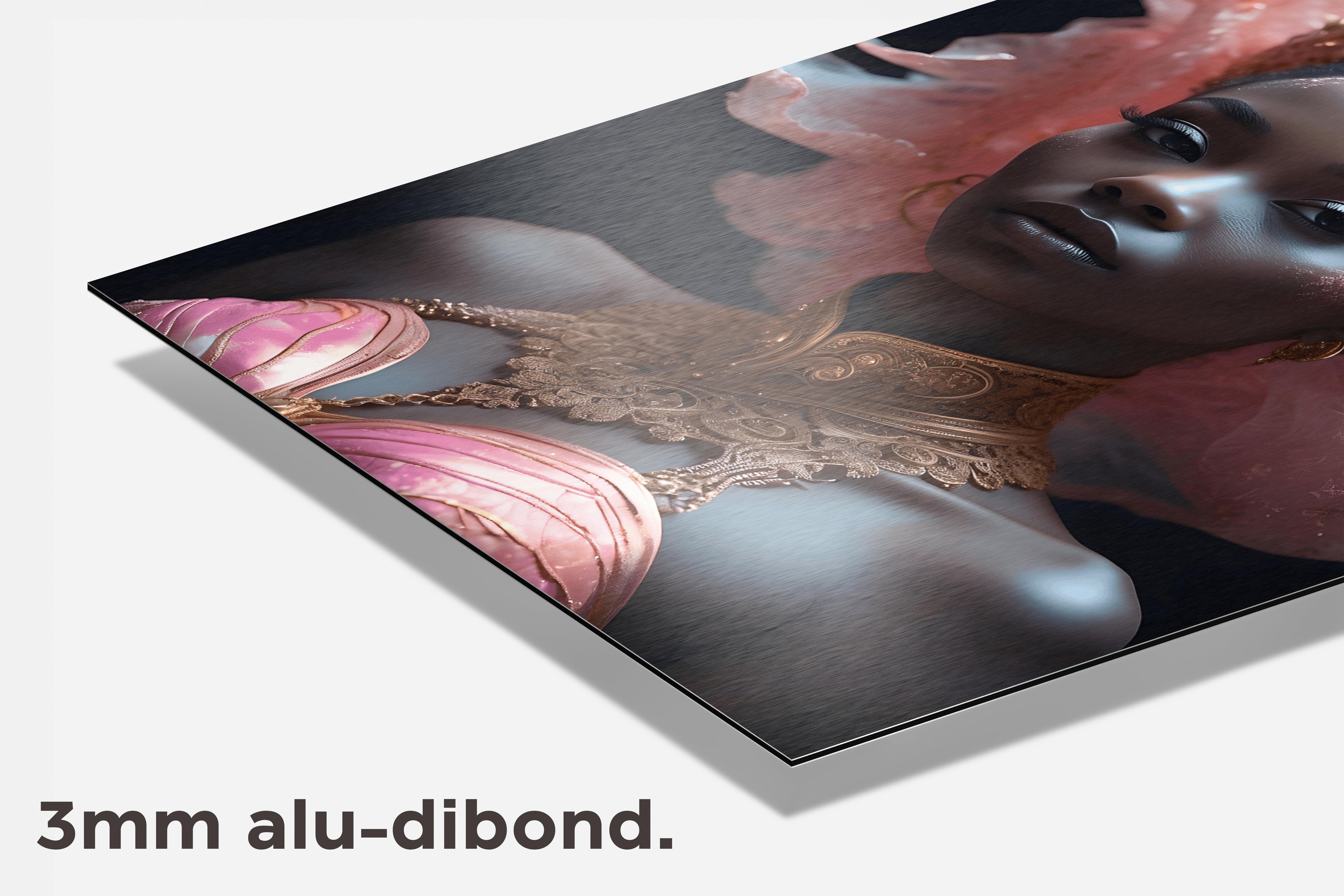 Afrikaans Meisje dibond detail