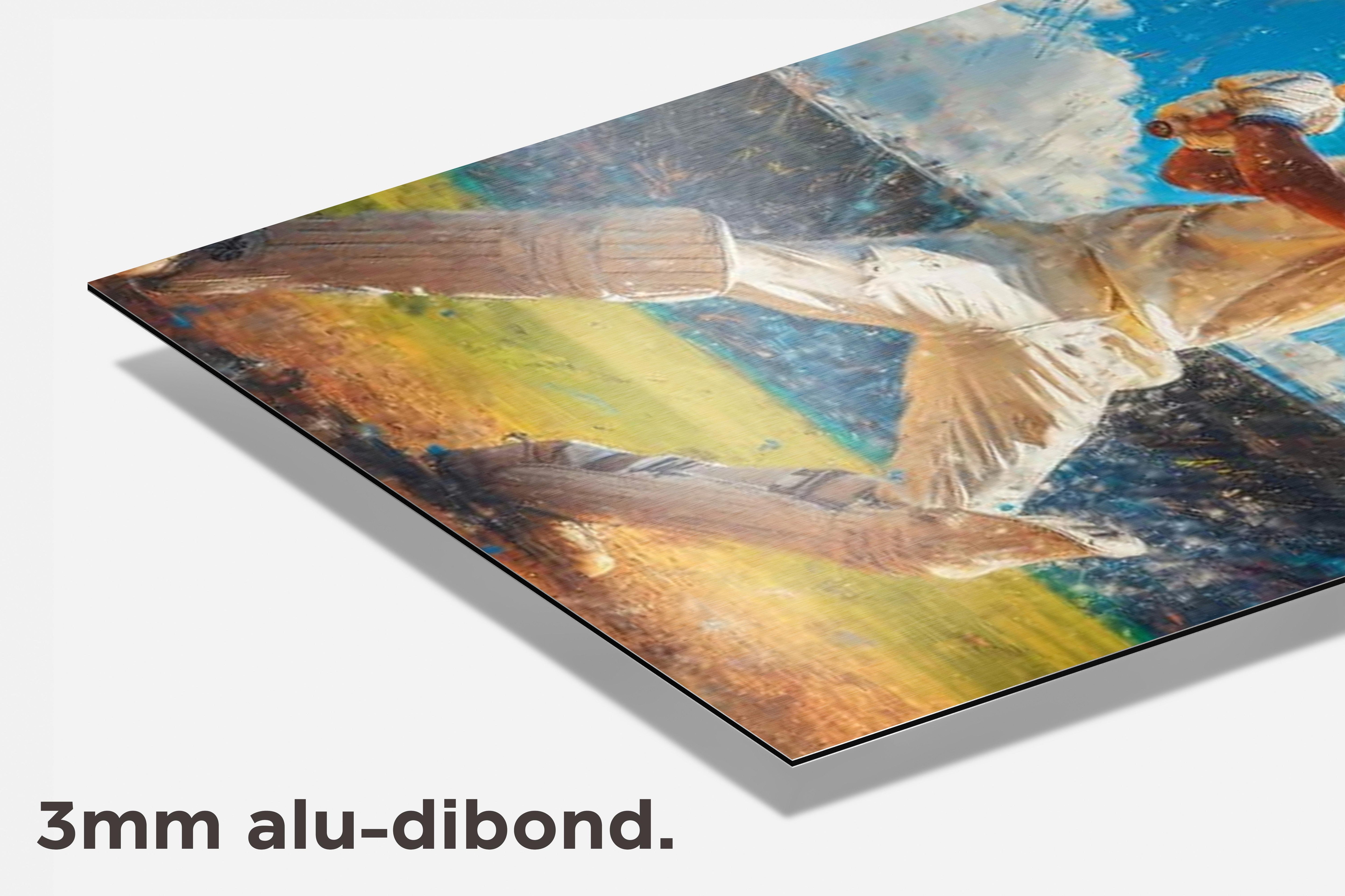 Cricket Aquarel dibond detail