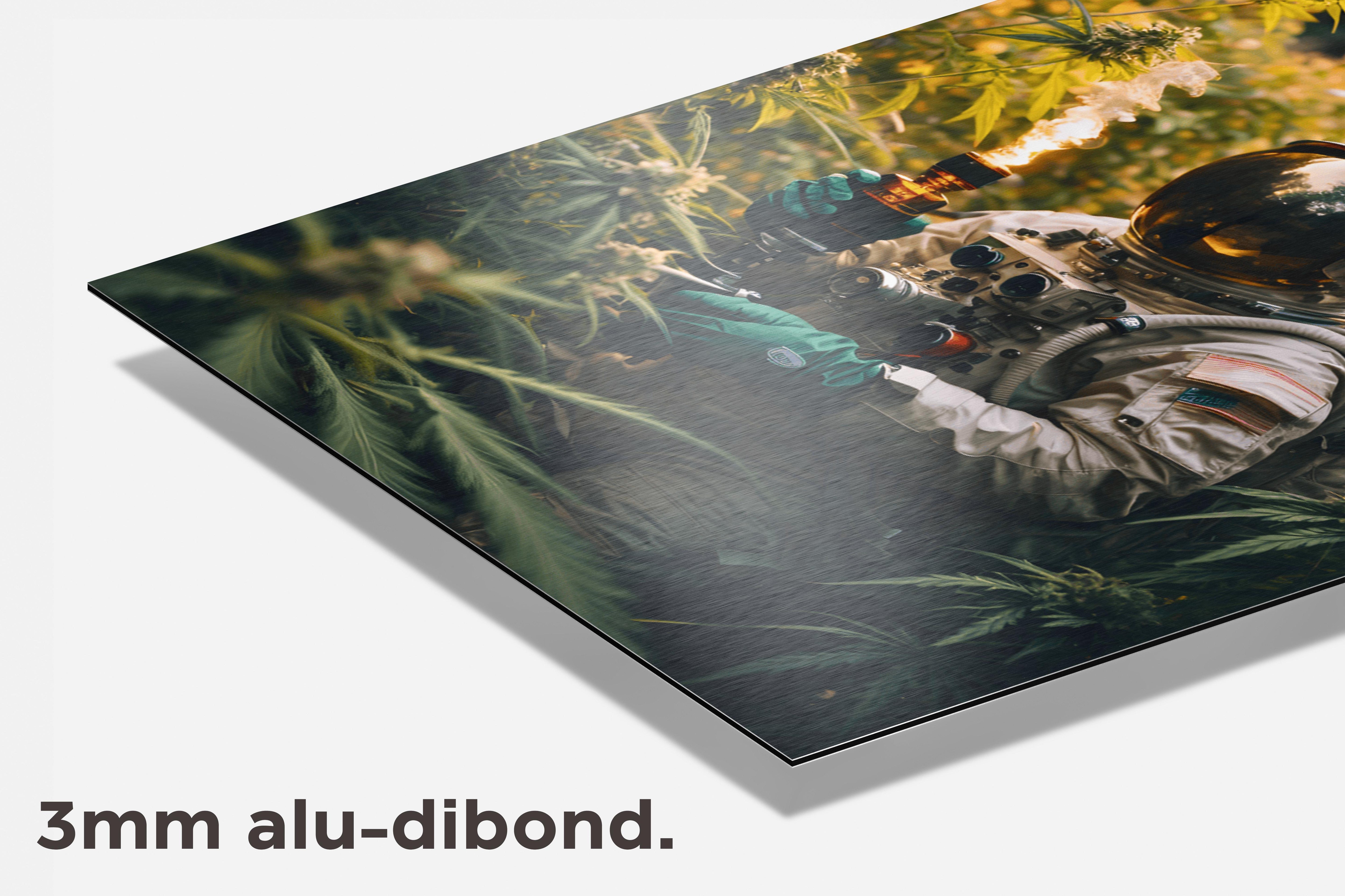Astronaut Wiet dibond detail