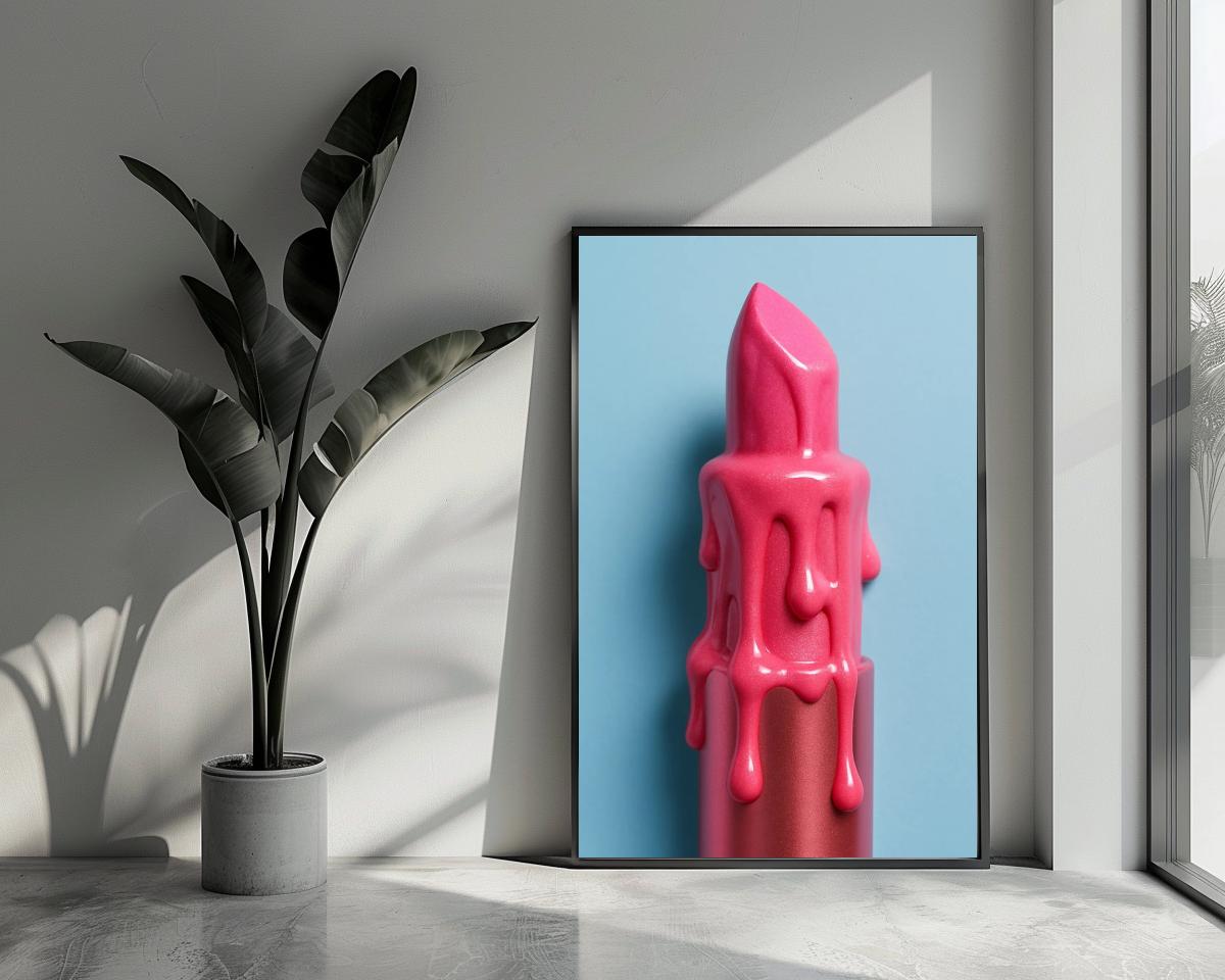 Melted Lipstick poster van 25 Artstreet