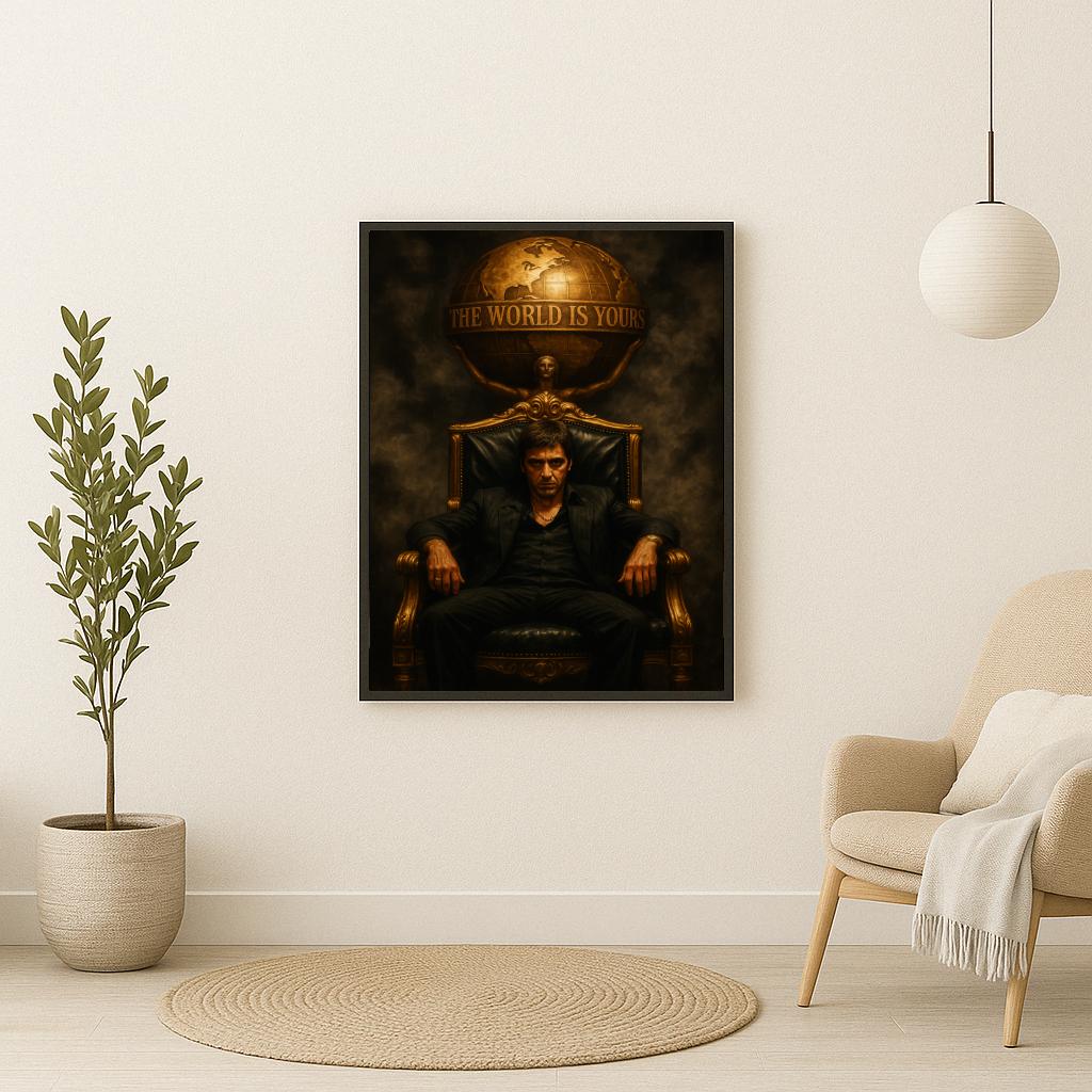 Al Pacino Scarface Tony Montana Text poster sfeerbeeld 2