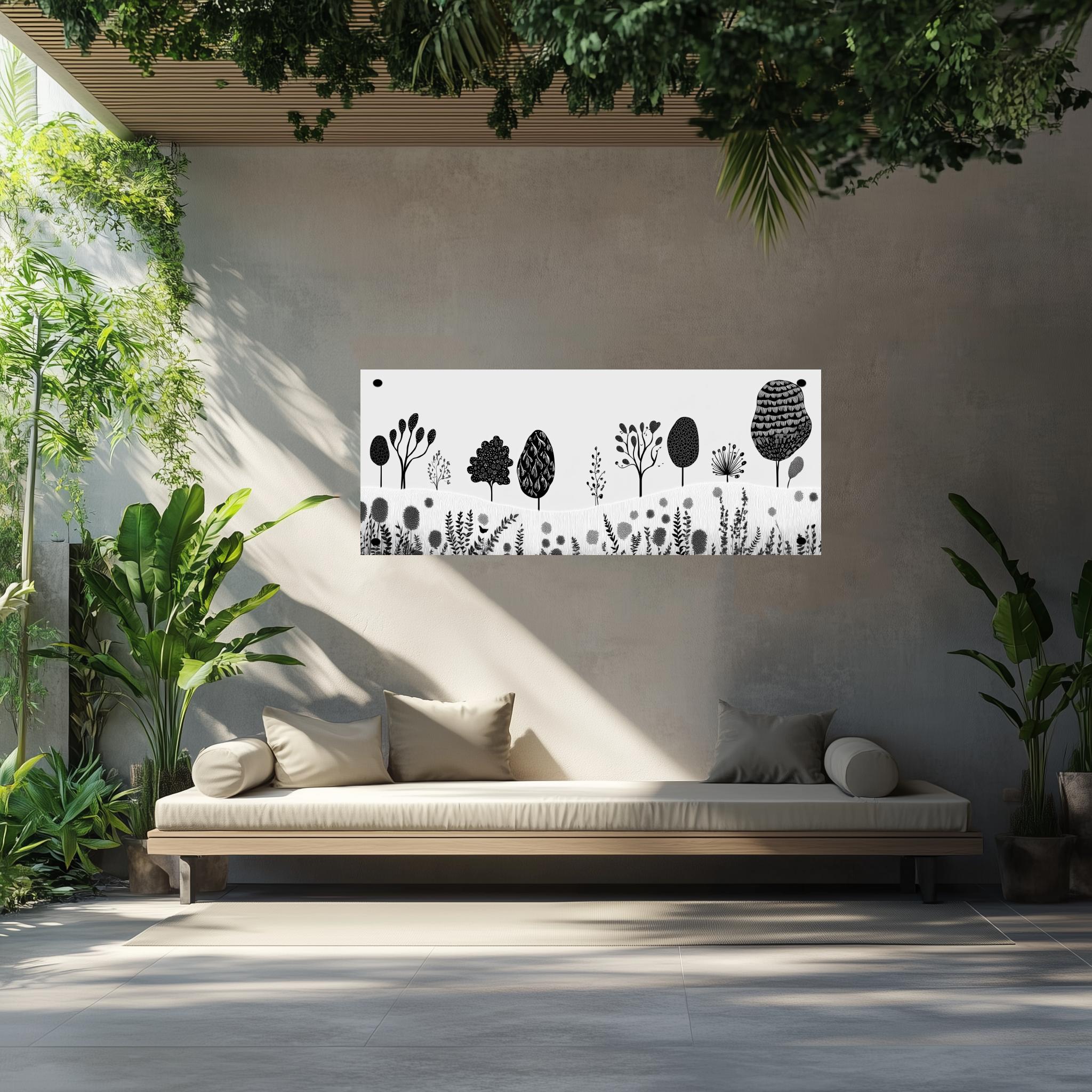 Tuinposter Natuur Minimalistisch sfeerbeeld 2