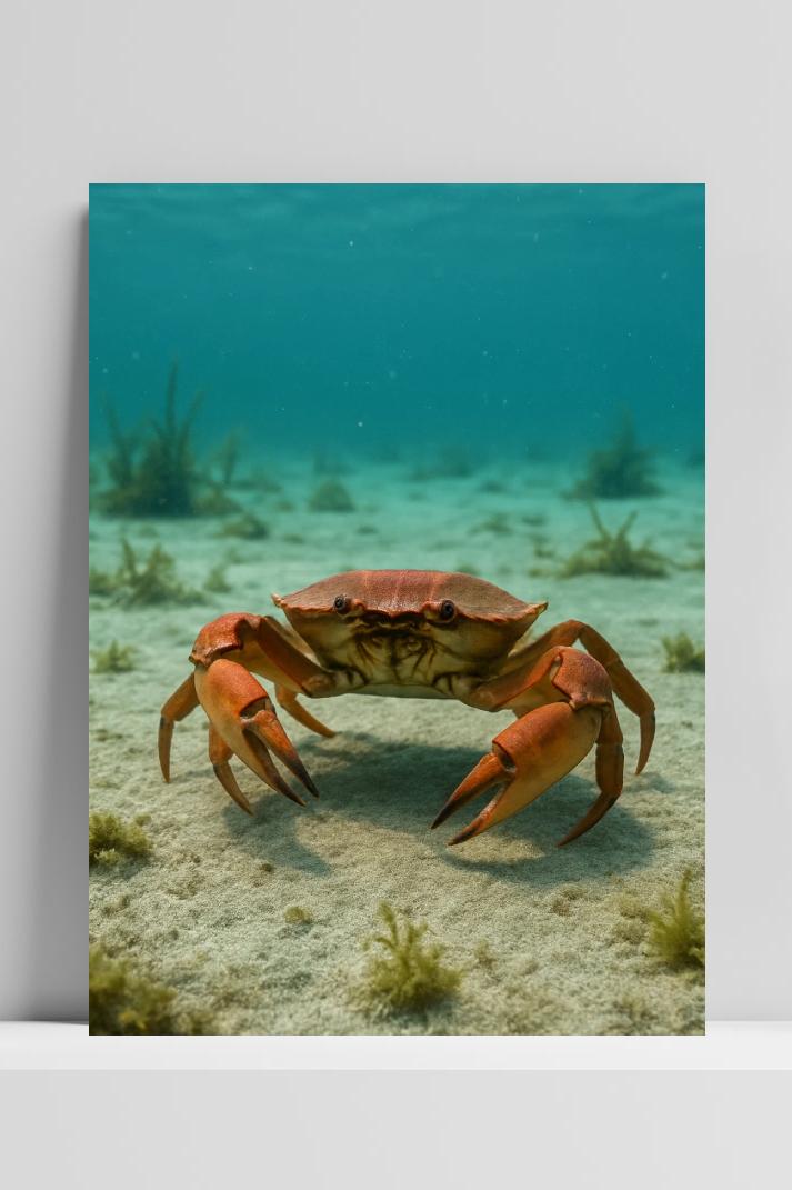 Crab Underwater Crustacean in interieur