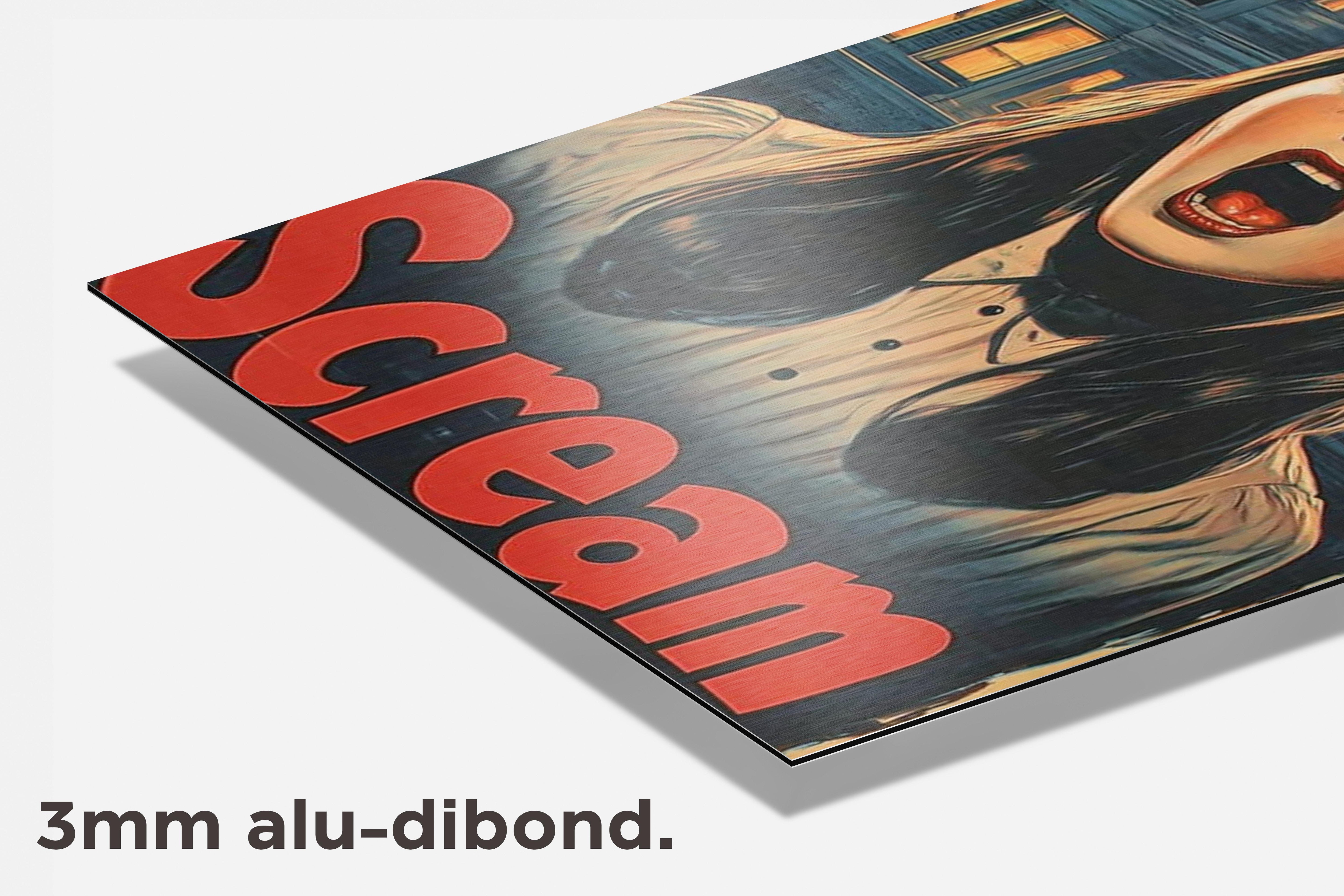 De Schreeuw dibond detail