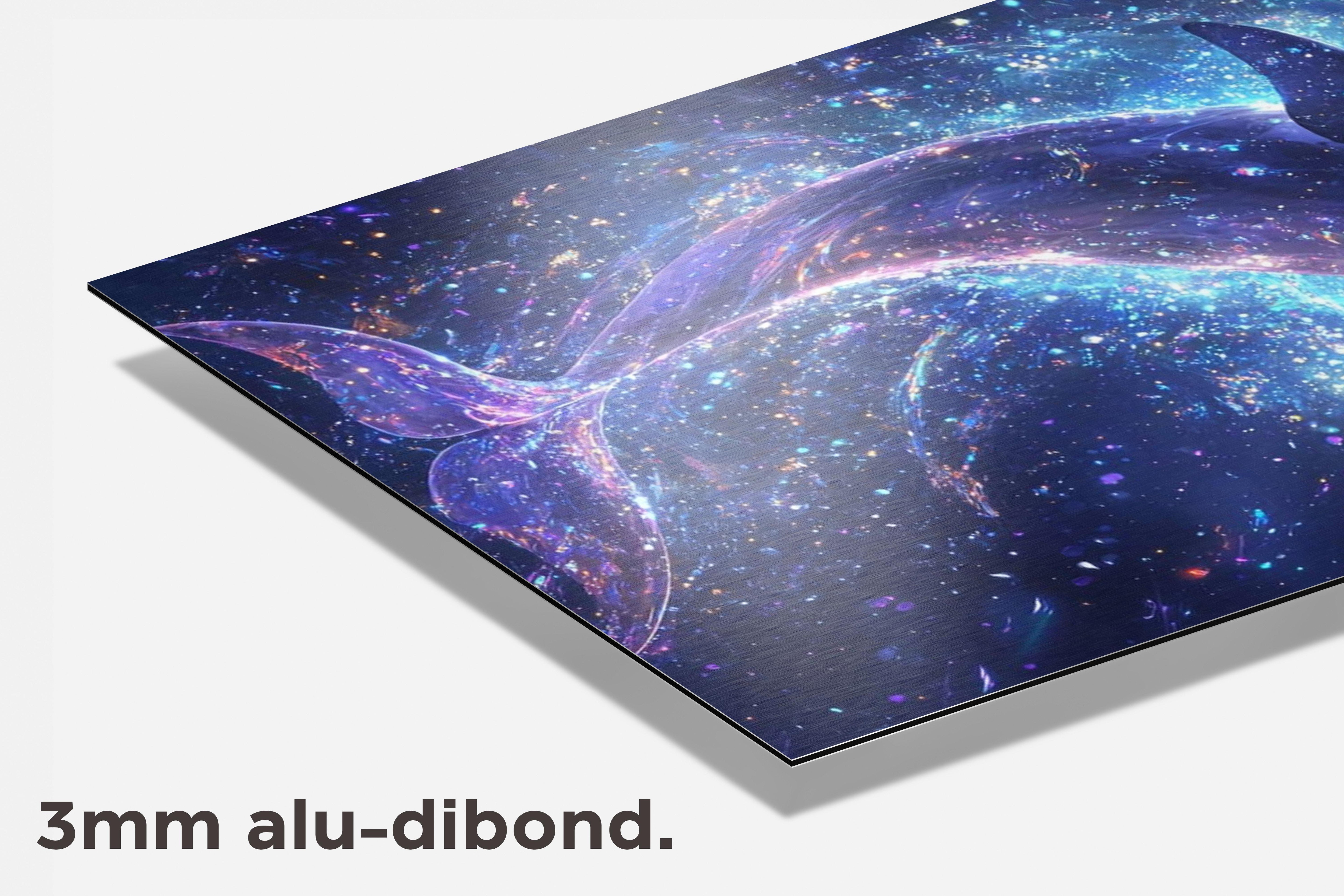 Dolfijn dibond detail