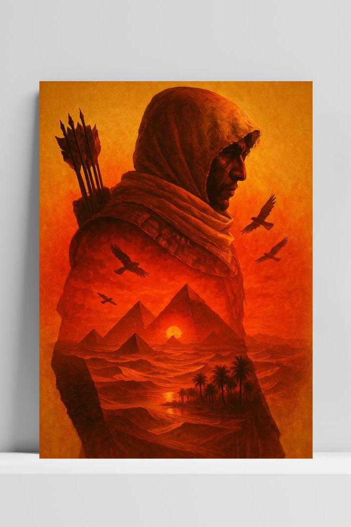 Archer Pyramid op 3mm aluminium dibond