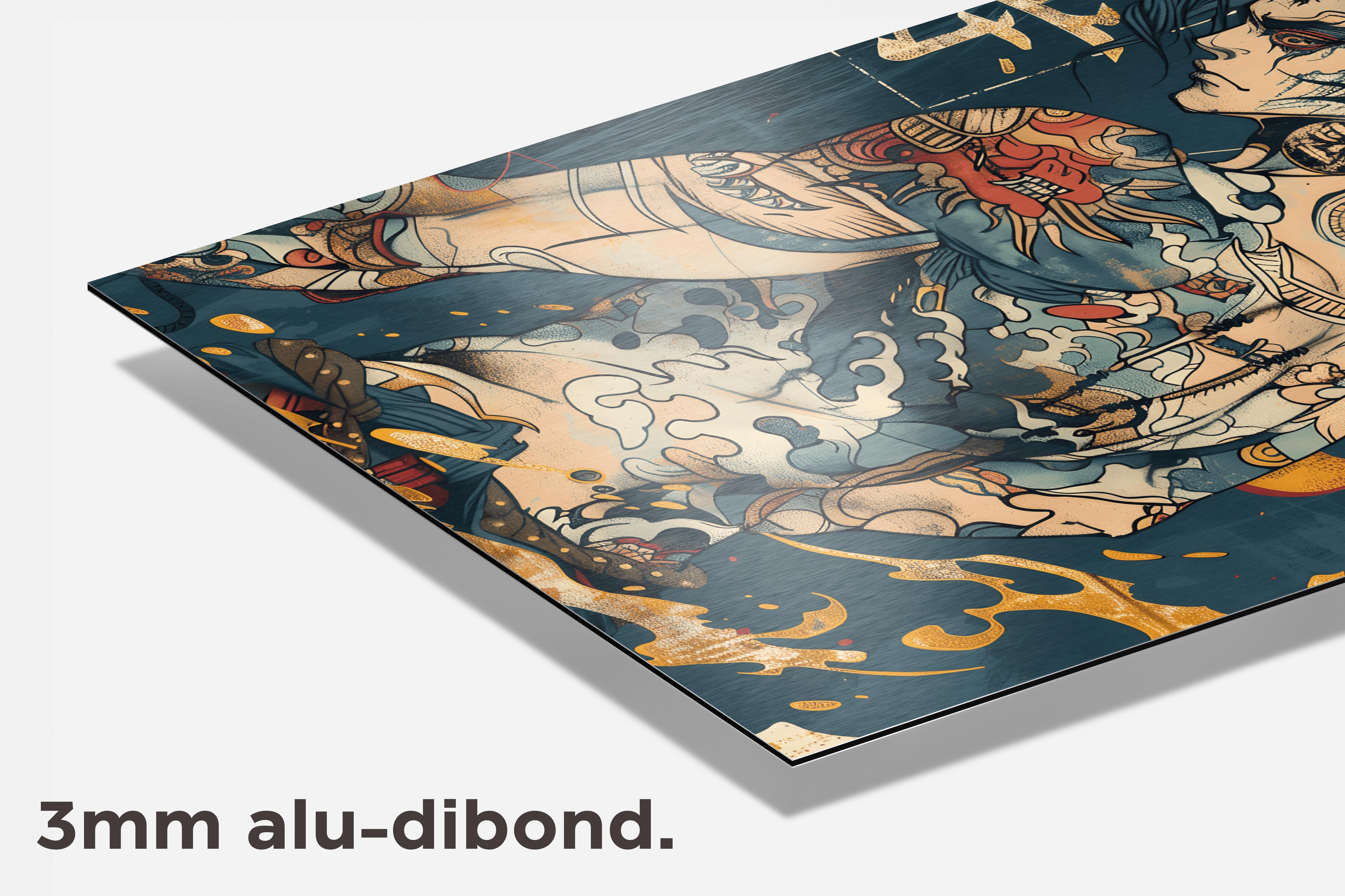 Yakuza dibond detail