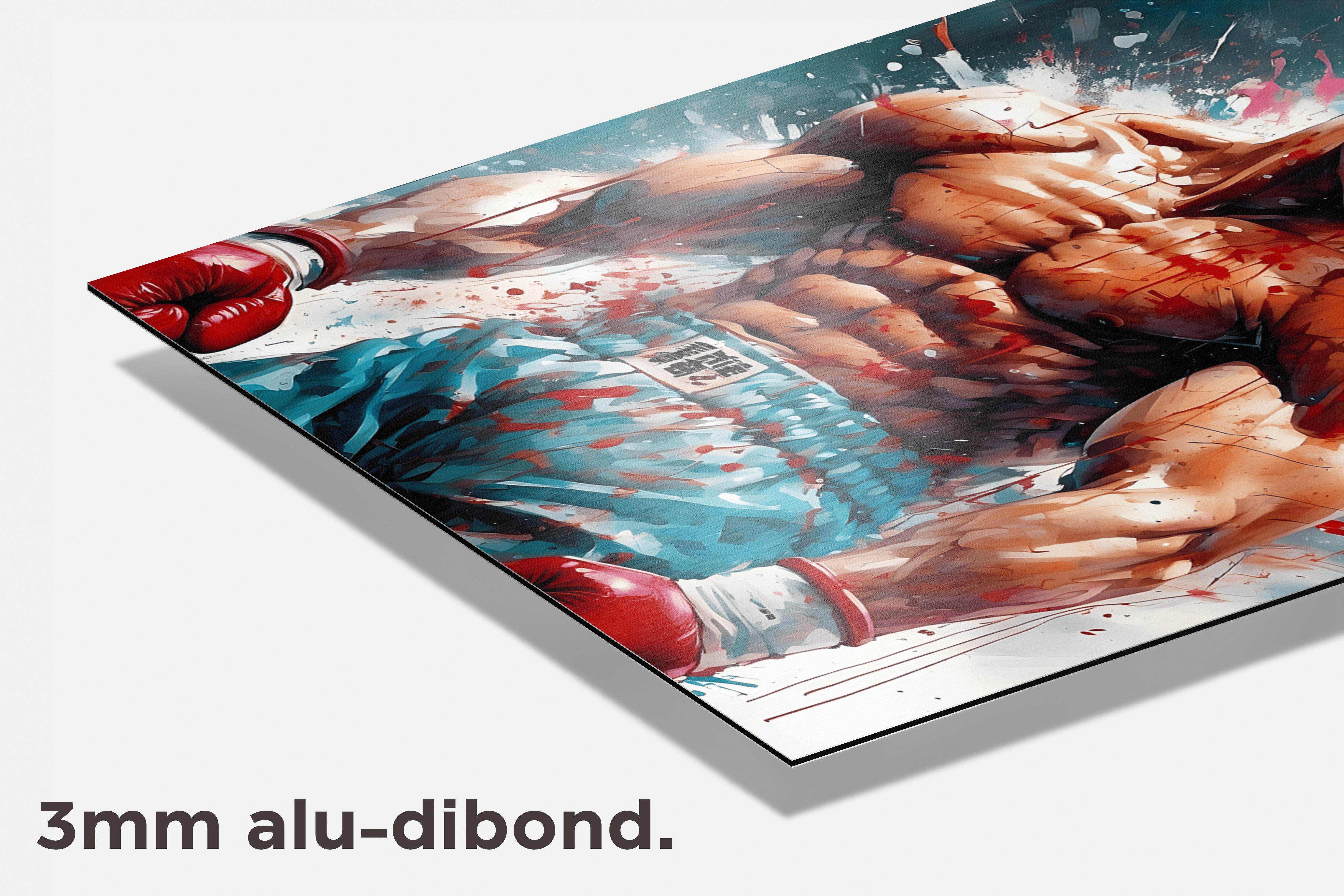 Bokser Anime dibond detail