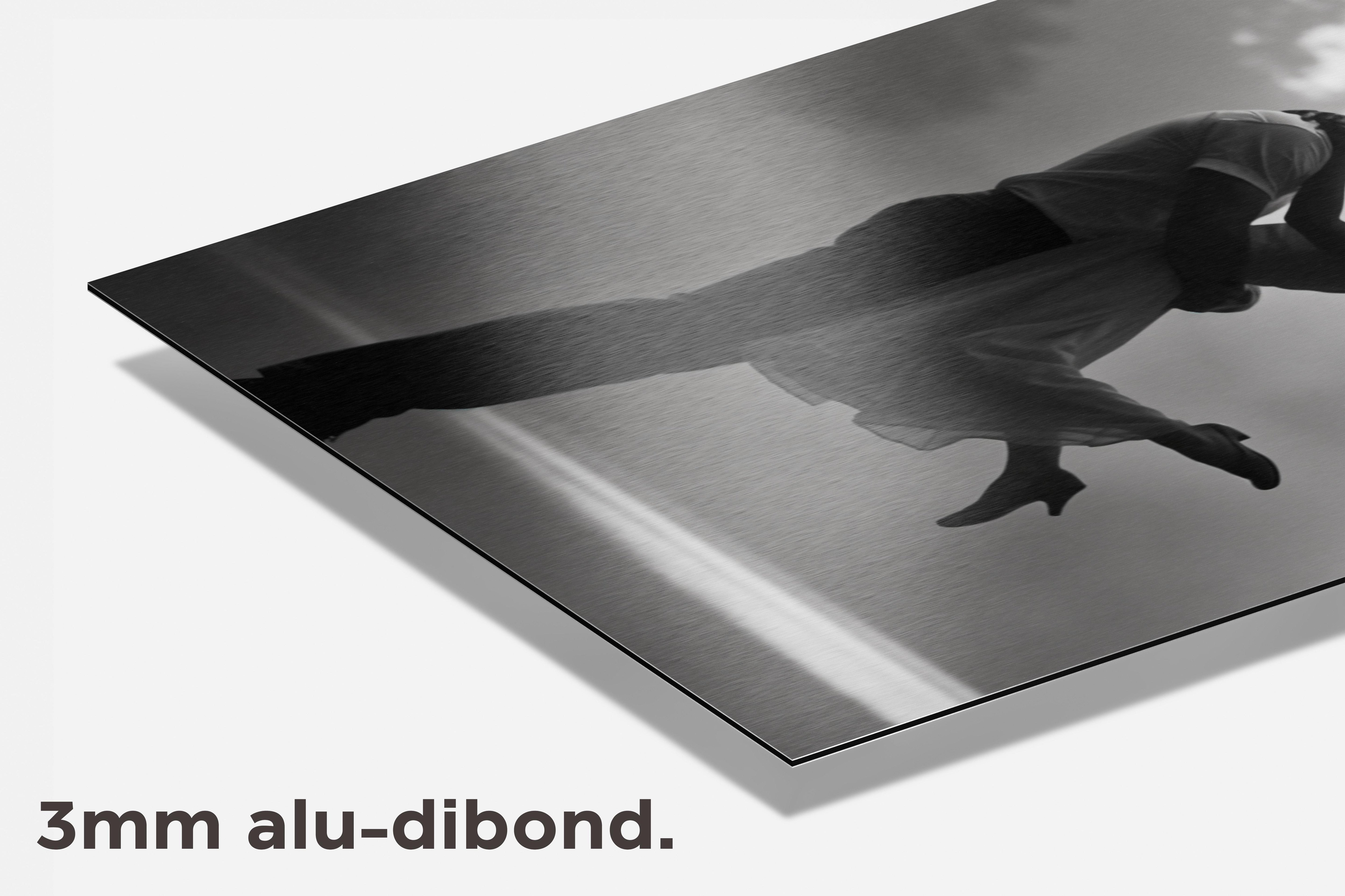 Koppel Zwart Wit dibond detail