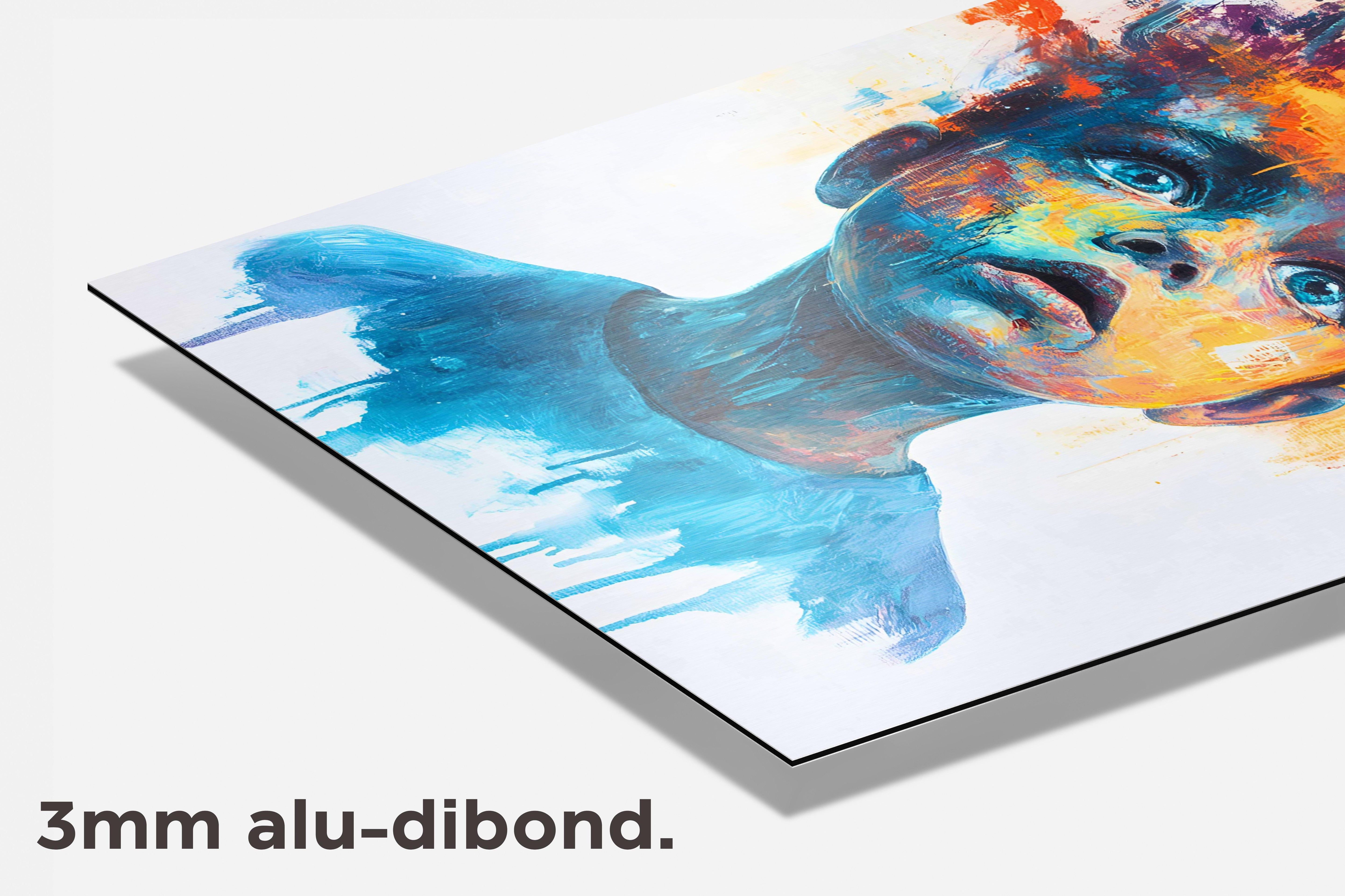Kind Autisme dibond detail