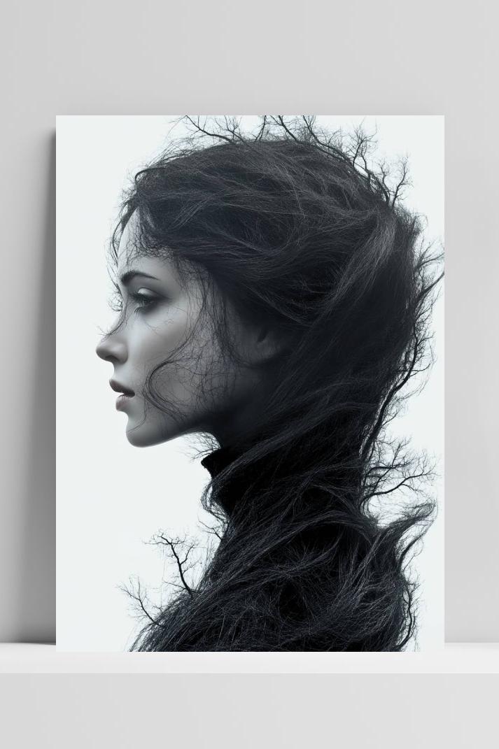 Doorn Vrouwen op 3mm aluminium dibond