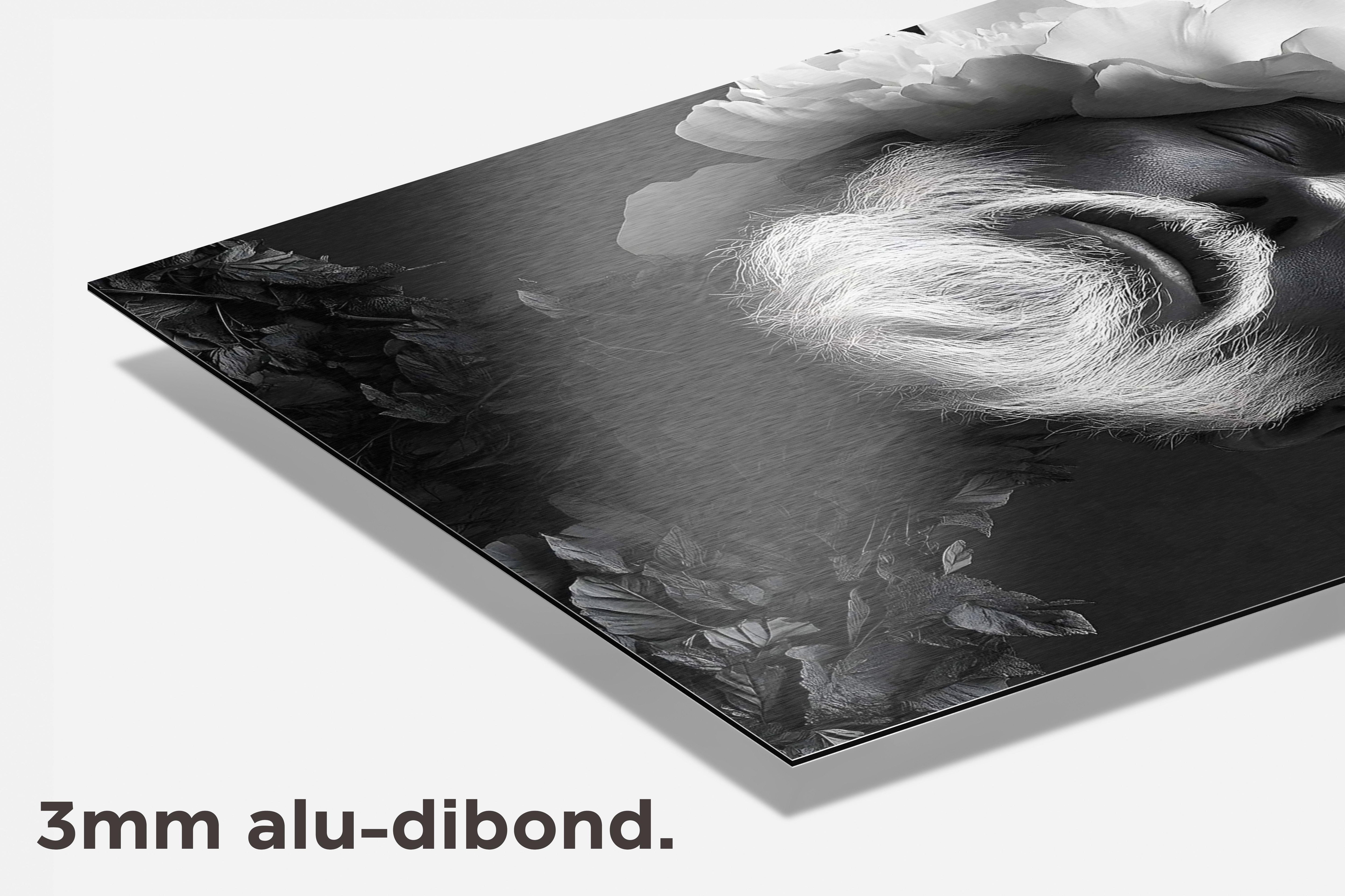 Bloem Haar Baard dibond detail