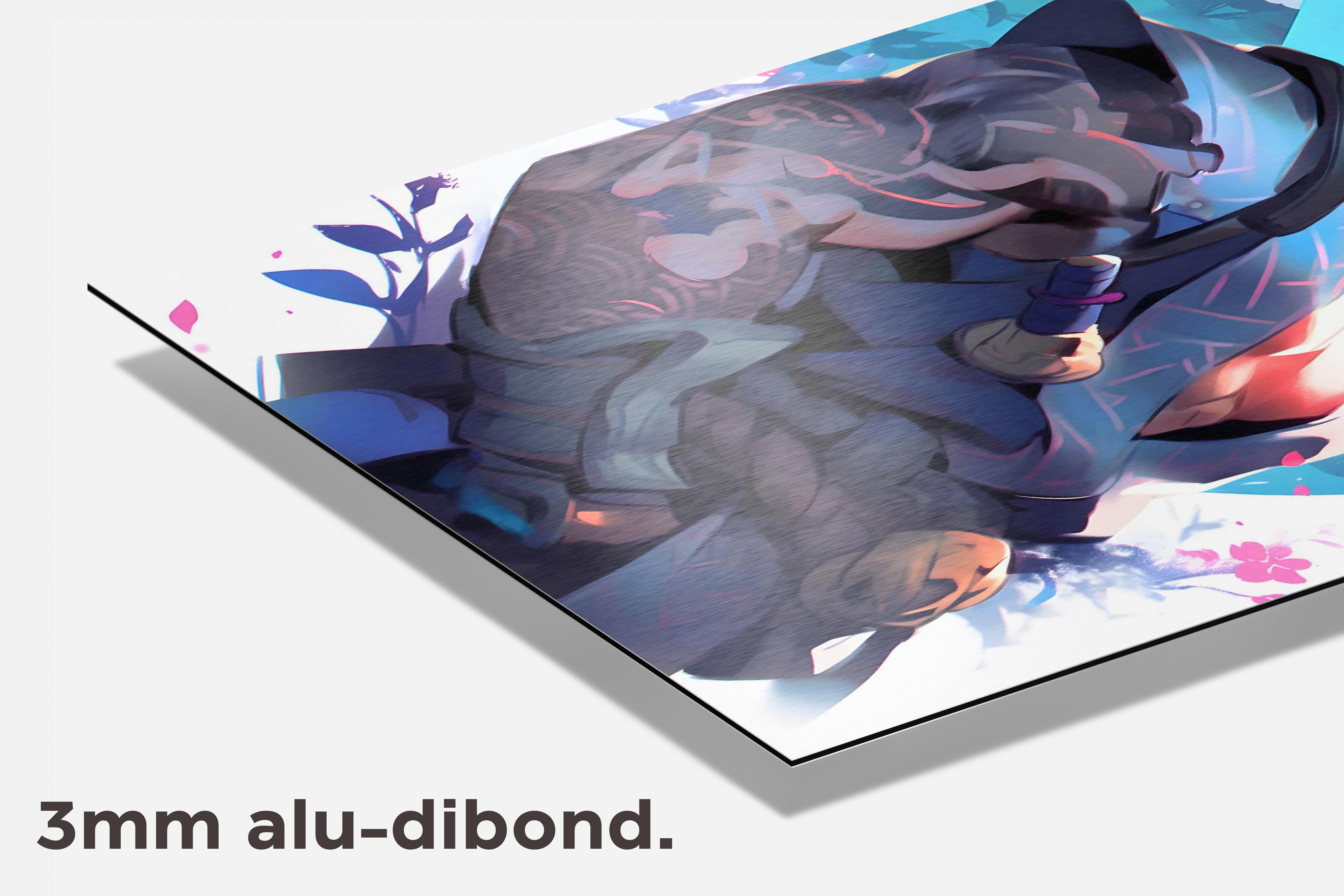 Overwatch Hanzo dibond detail