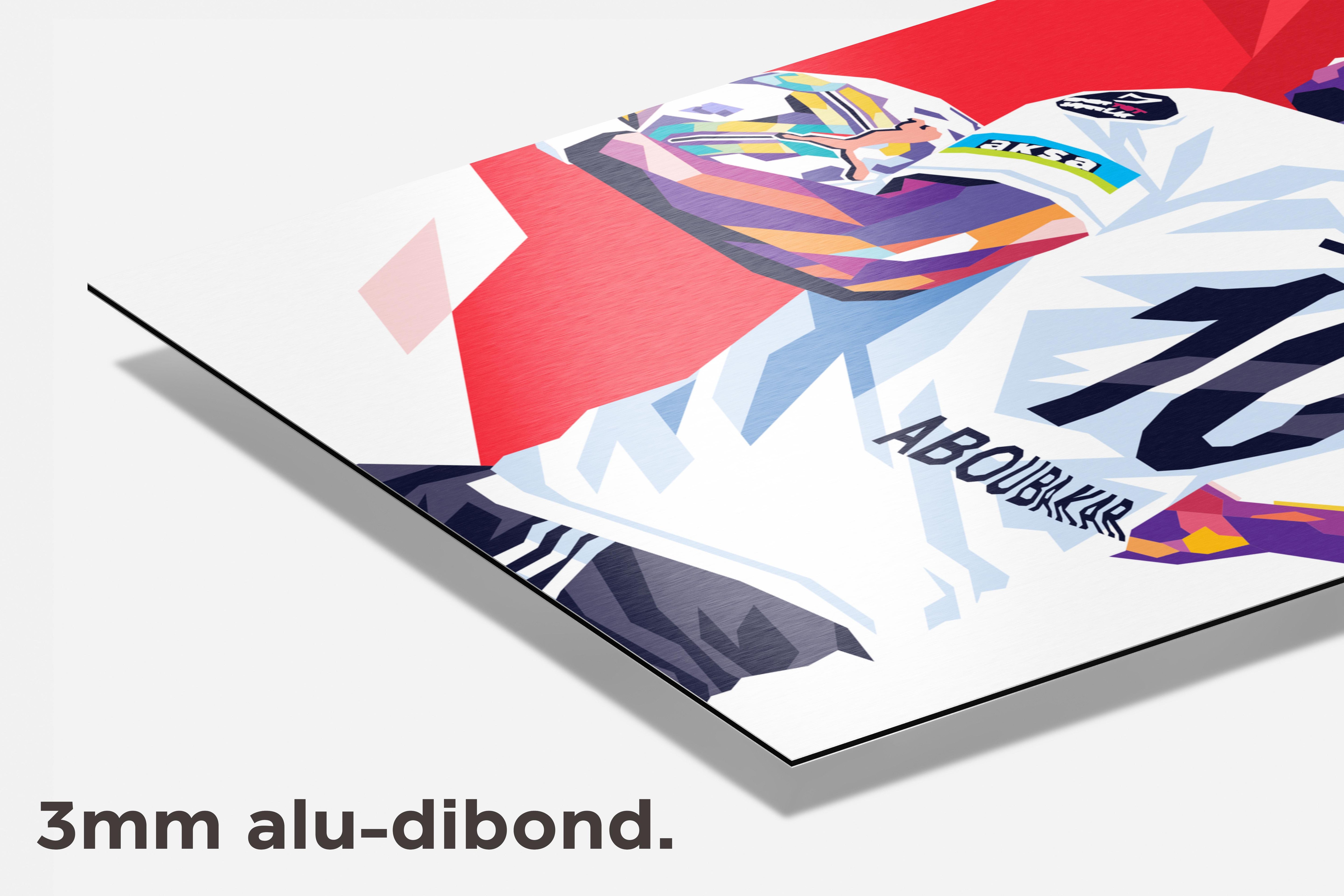 Vincent Aboubakar dibond detail