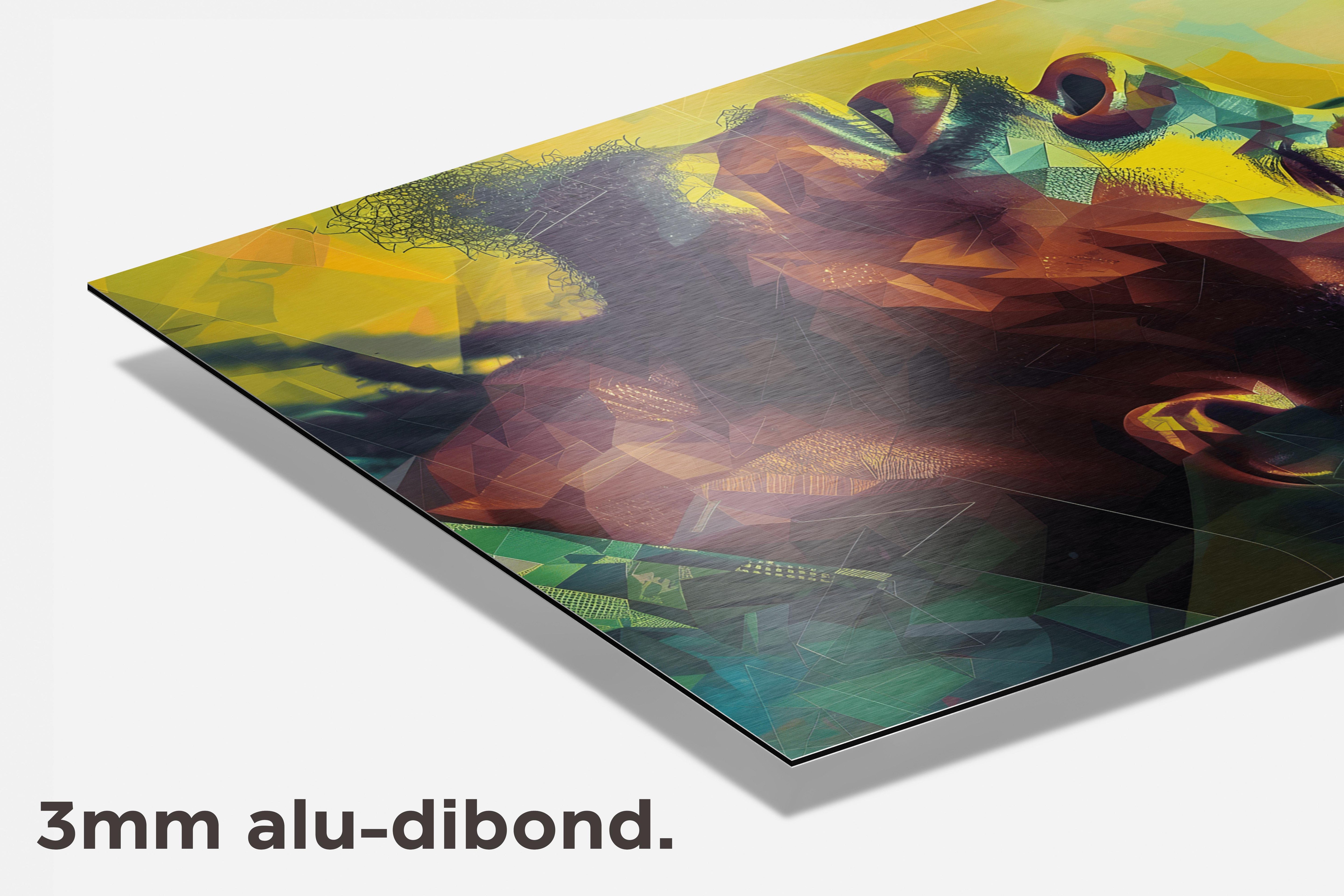 Bob Marley dibond detail