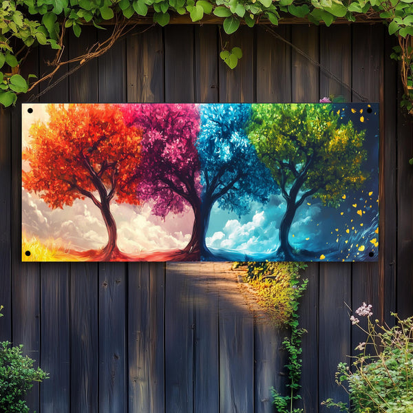 Affiche Affiche de Jardin Quatre Saisons