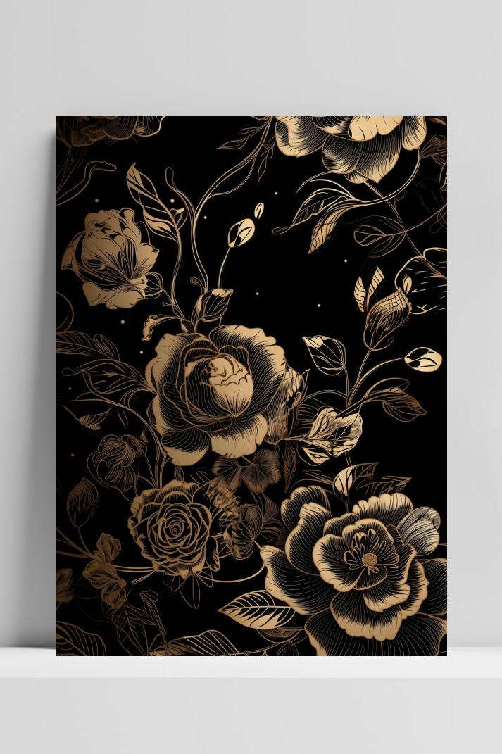 Bloemen Kunst op 3mm aluminium dibond