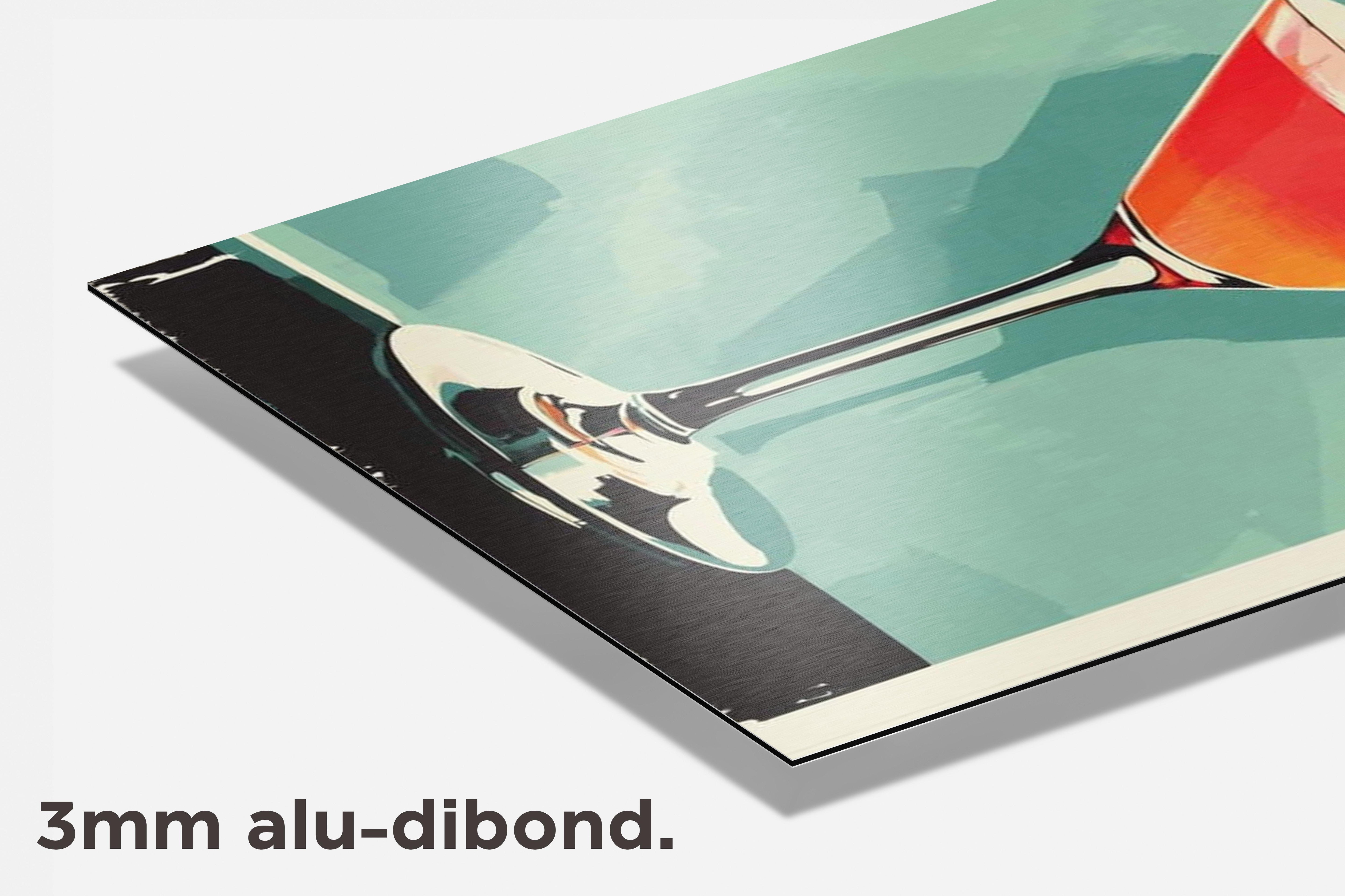 Cocktail dibond detail