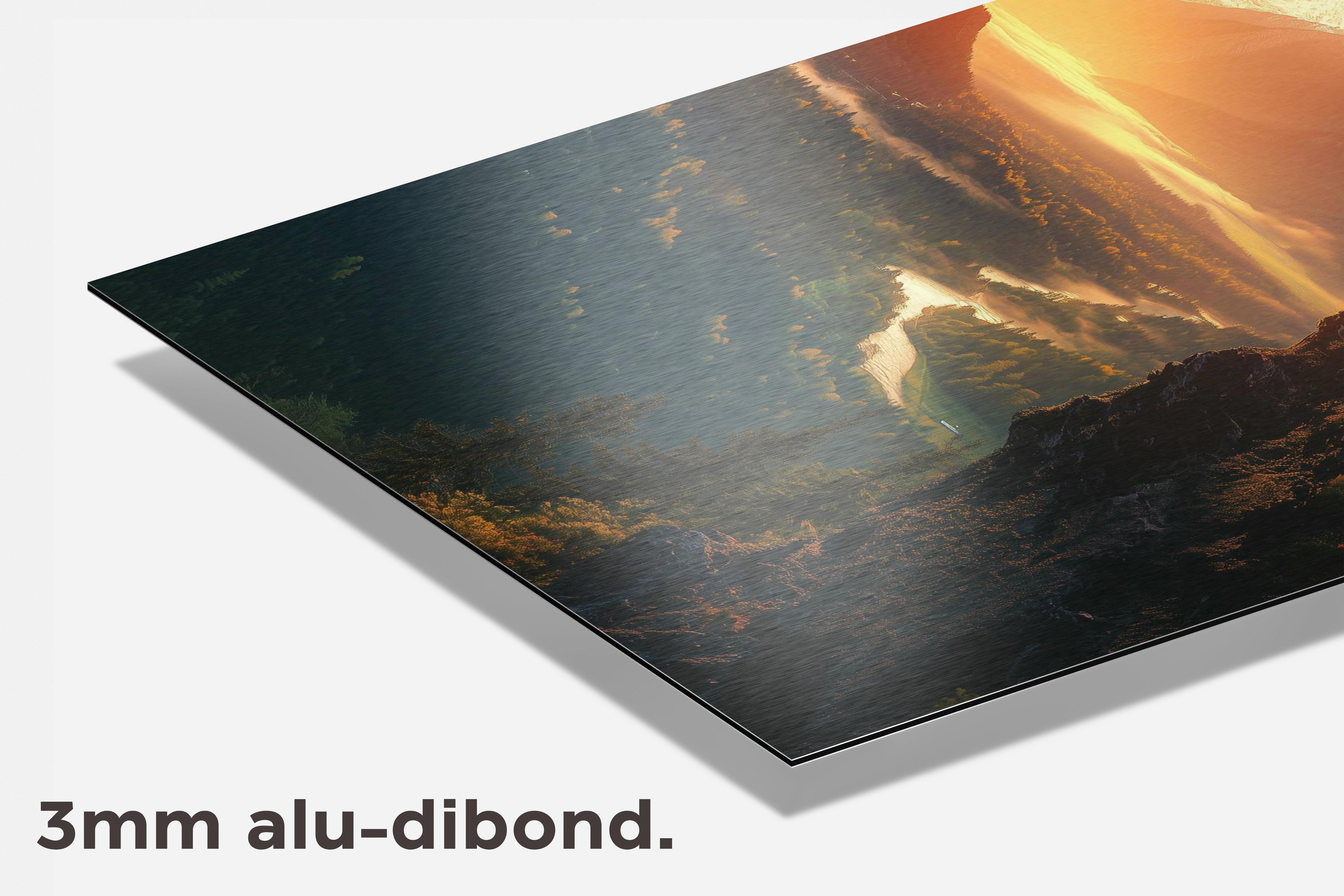 Berg Avontuur dibond detail