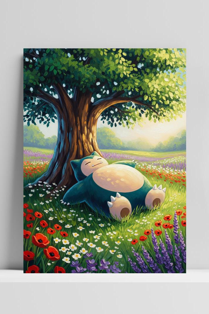 Pokemon Snorlax dans un intérieur
