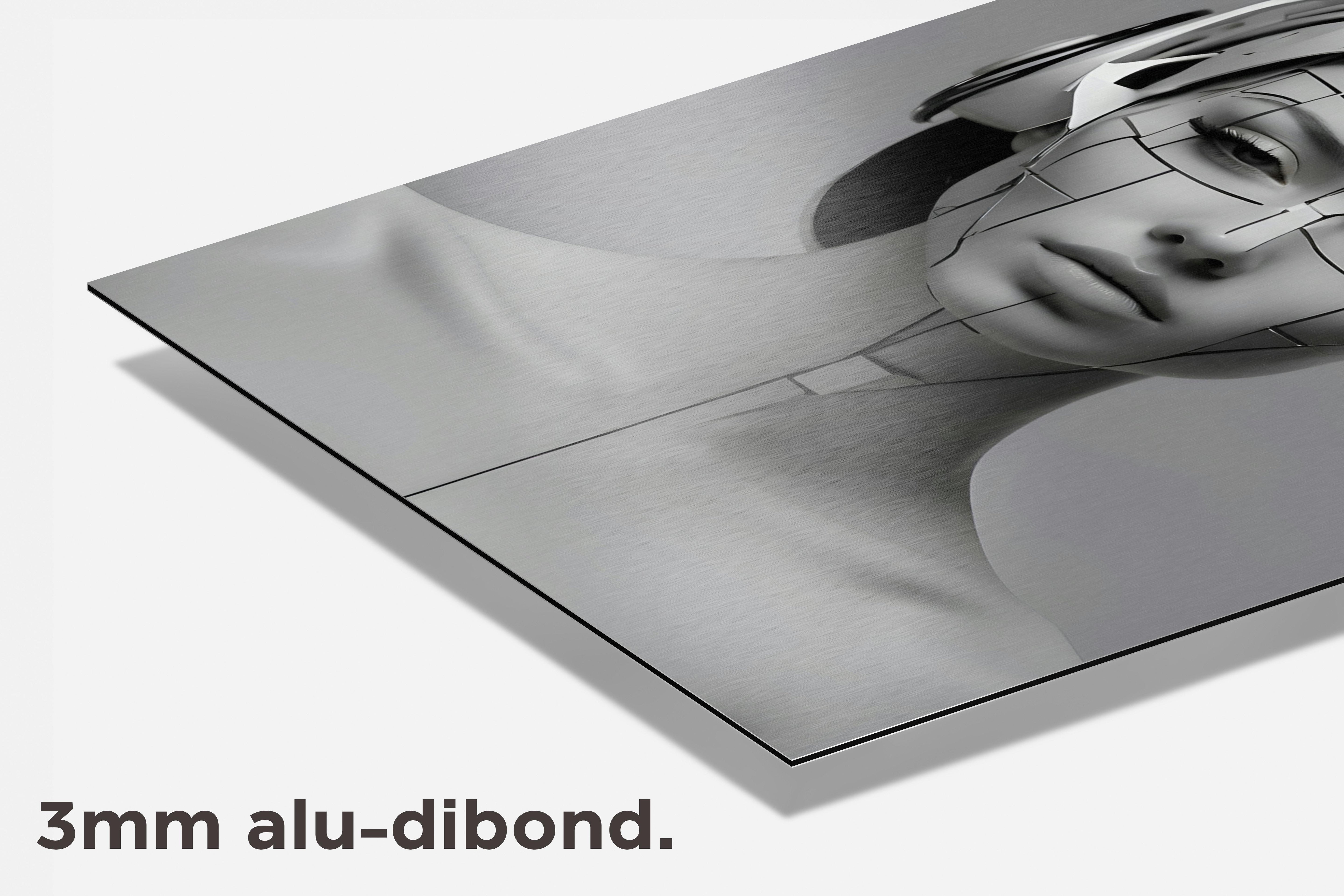 Vrouw van Klei dibond detail