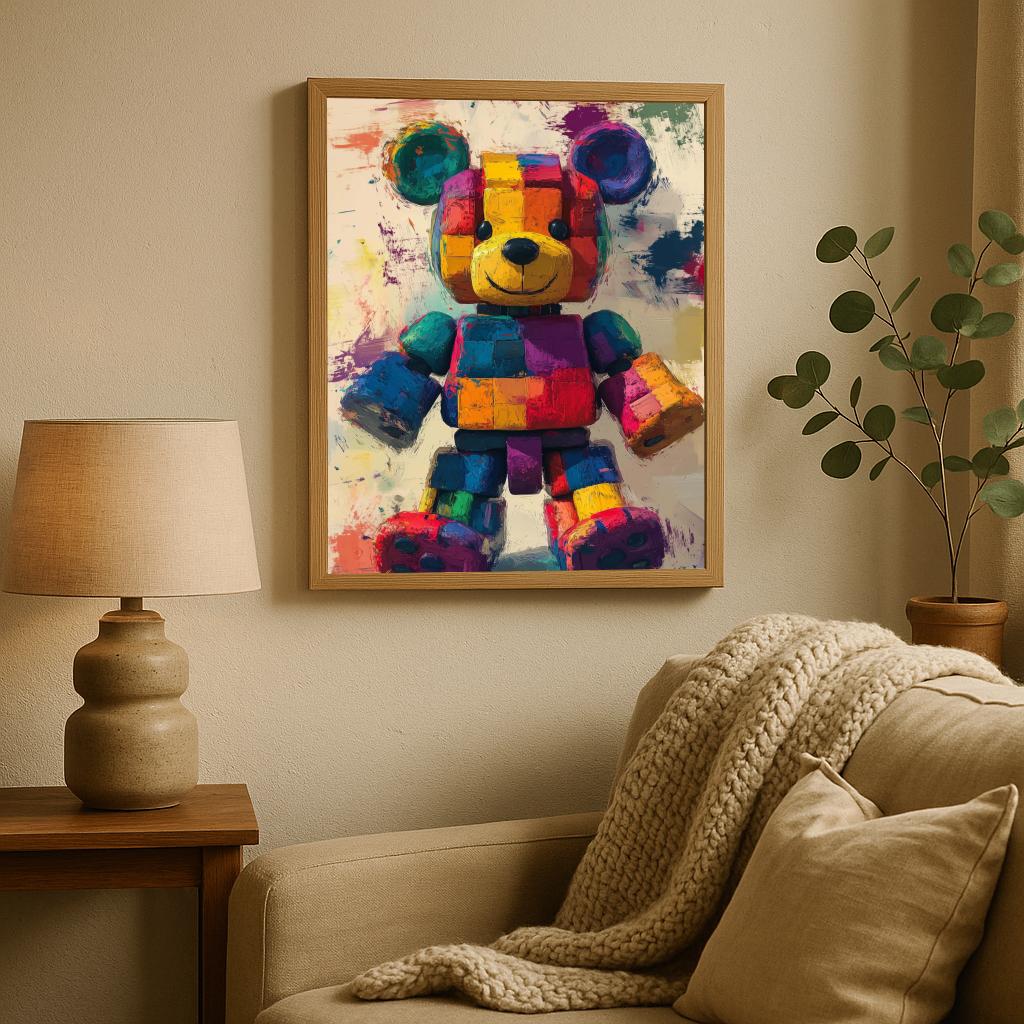 Bear Colorful poster sfeerbeeld 2
