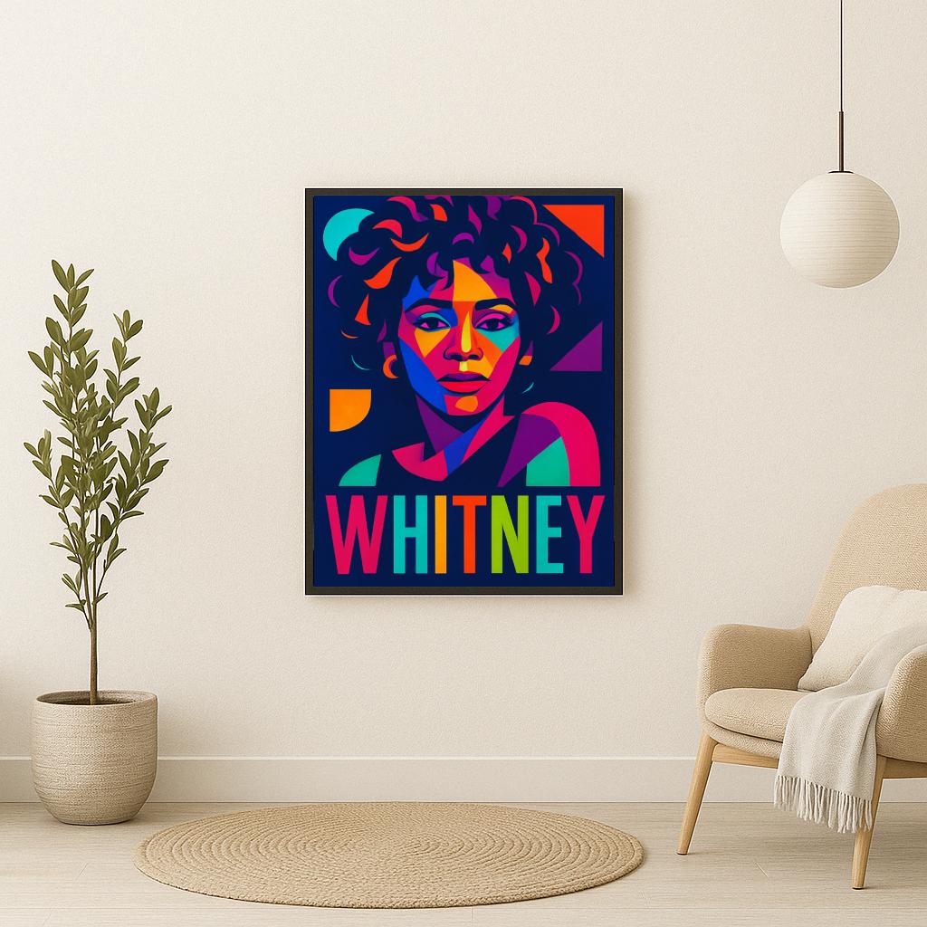Whitney Houston Pop Art poster sfeerbeeld 2