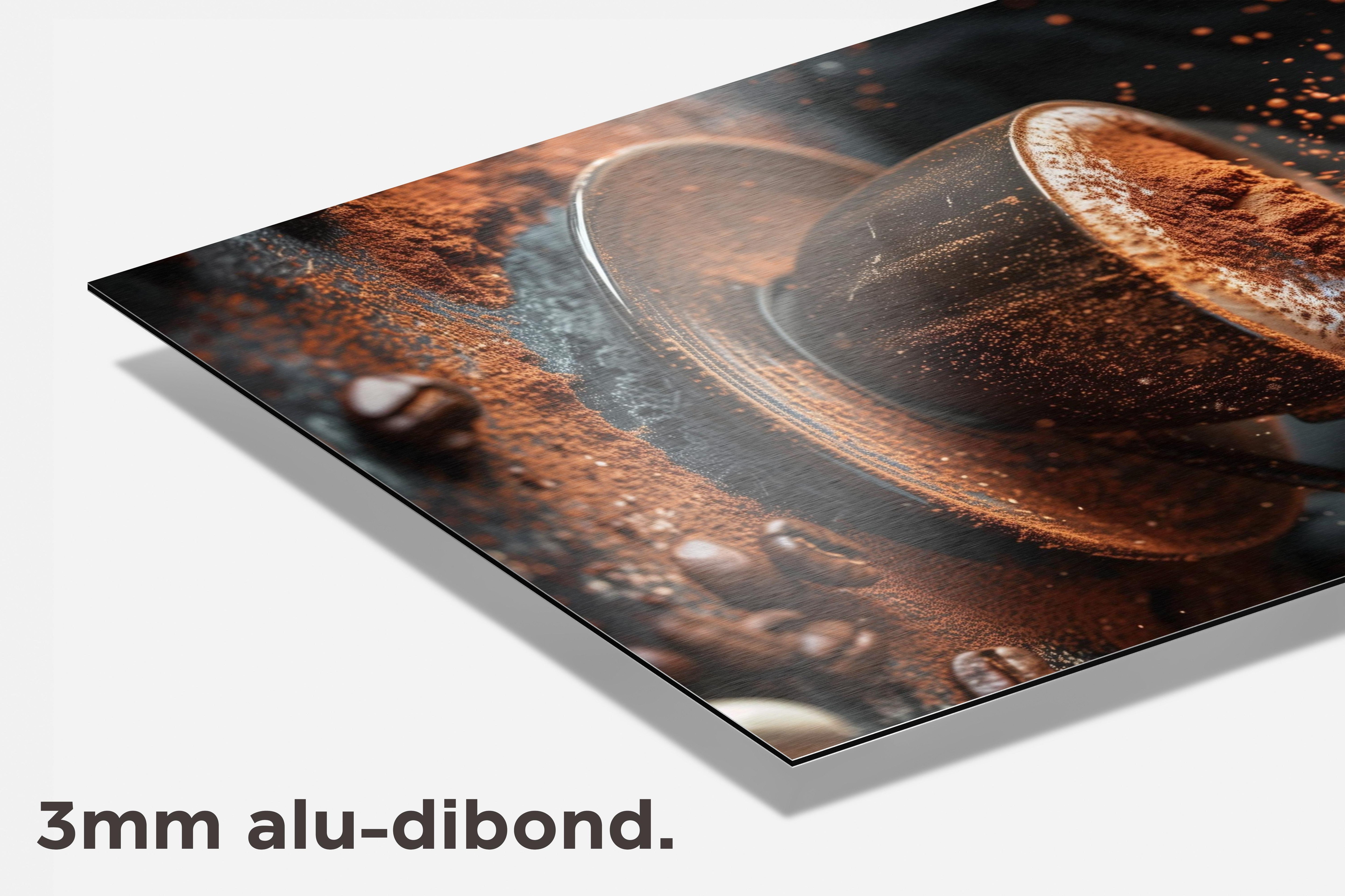 Cappuccino dibond detail