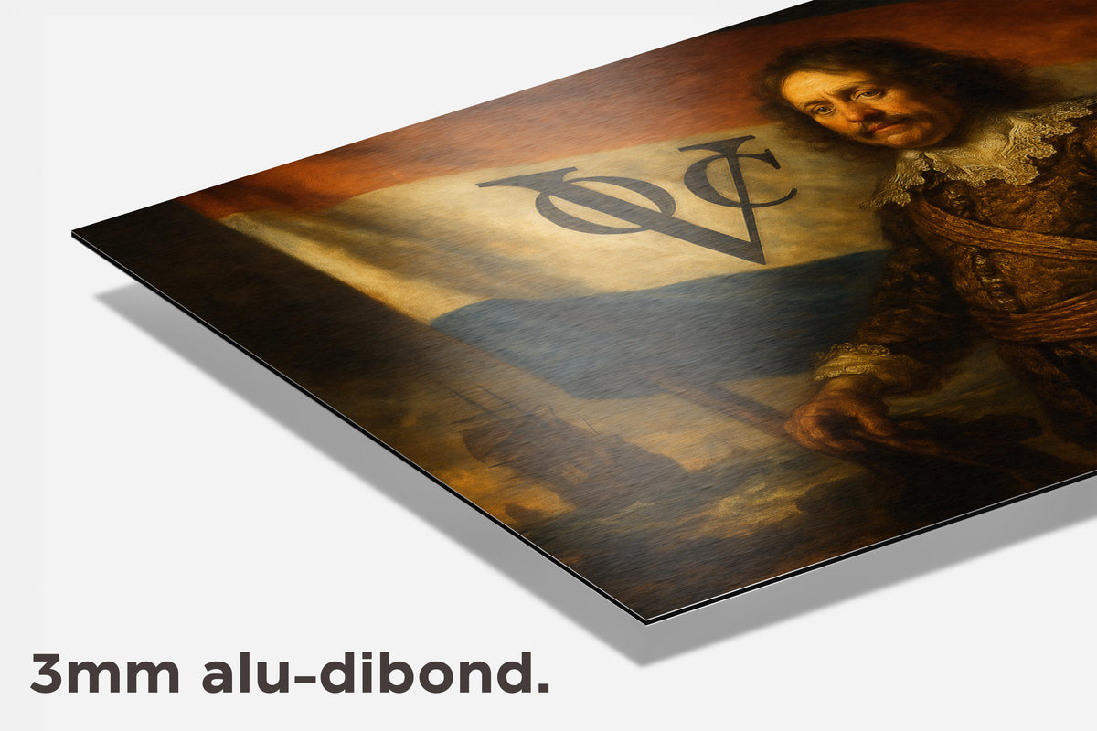 Rembrandt Inspired Art Dutch Flag en un interior