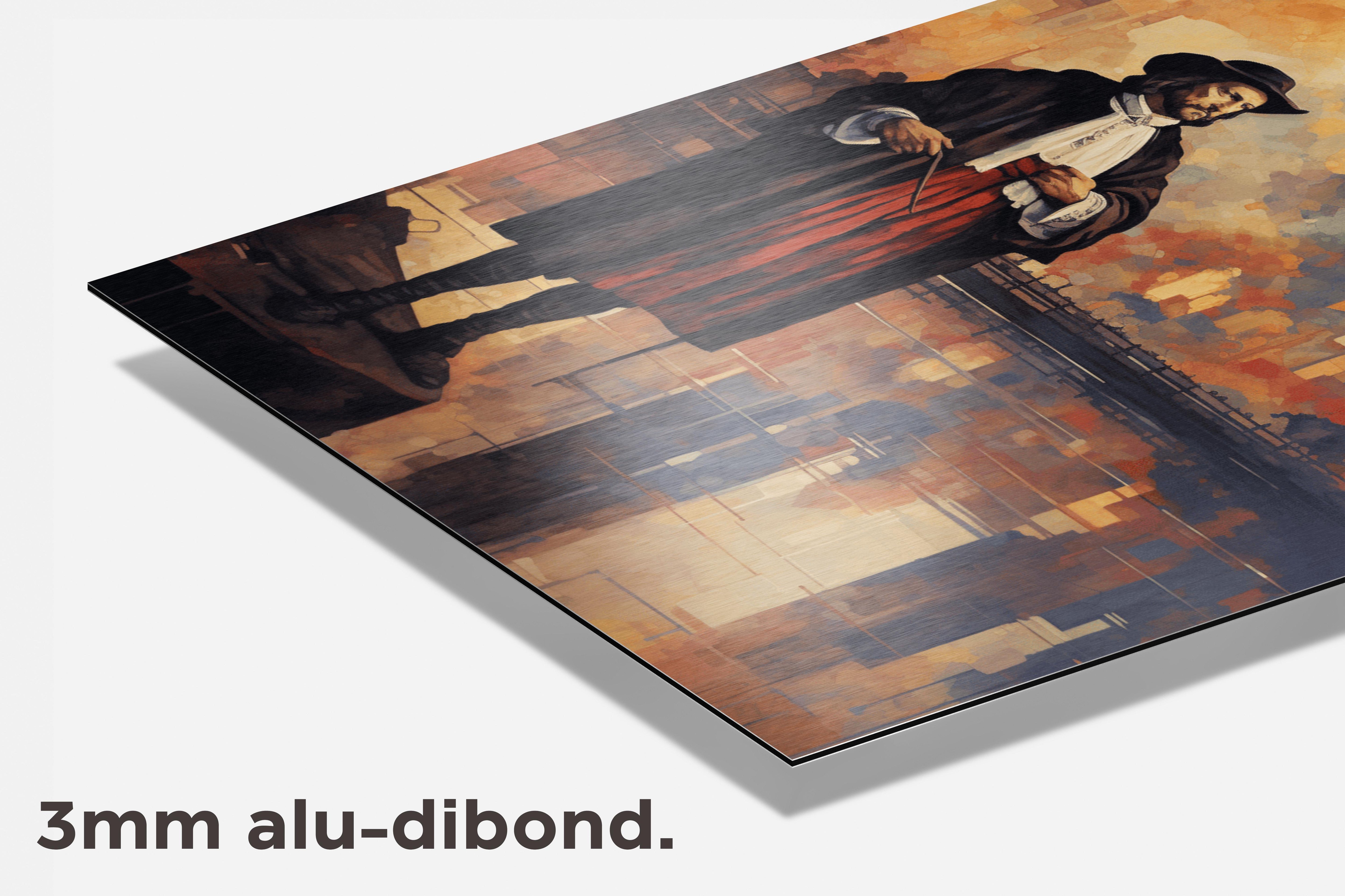 Columbus dibond detail