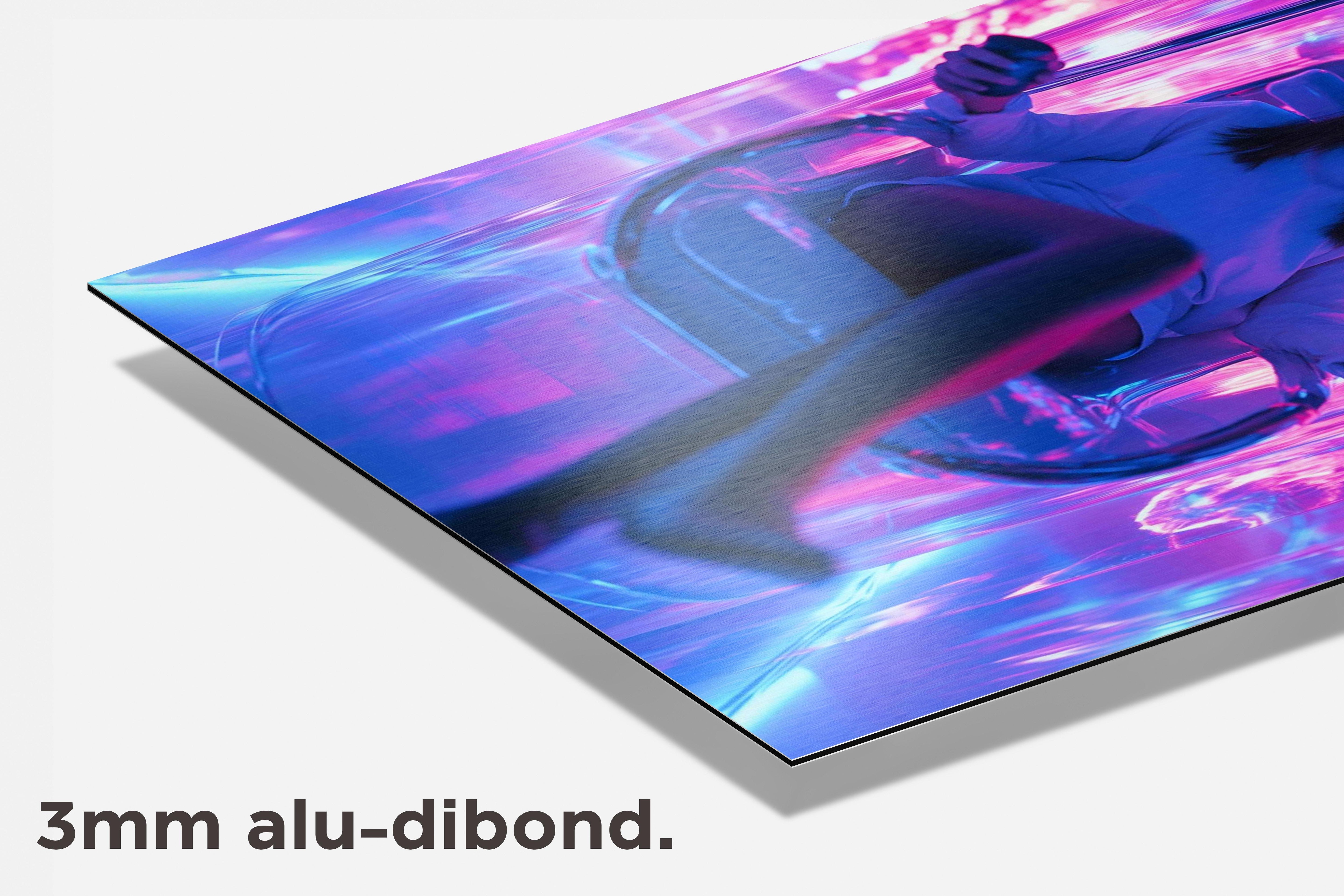 Meisje VR dibond detail