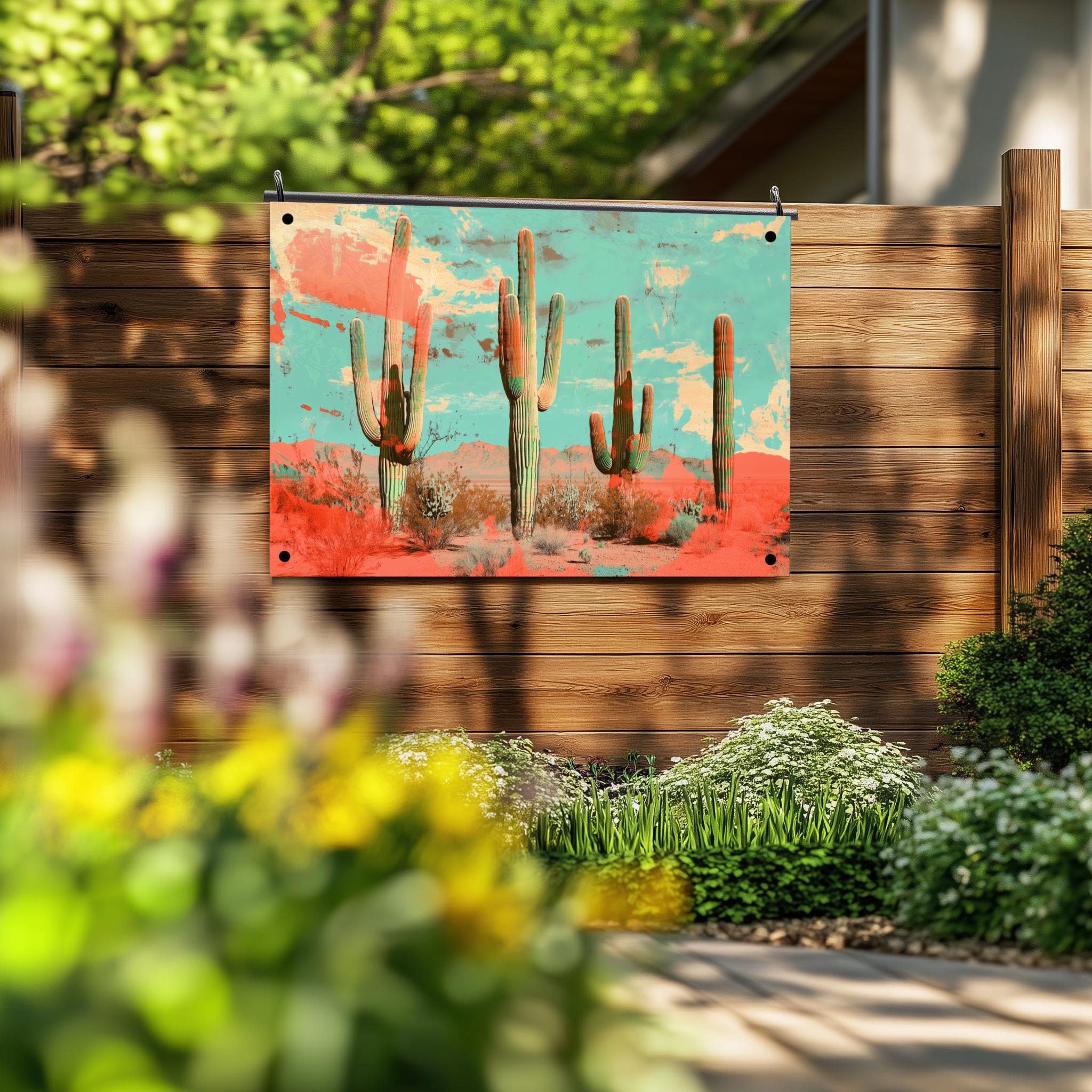 Tuinposter Cactussen sfeerbeeld 2
